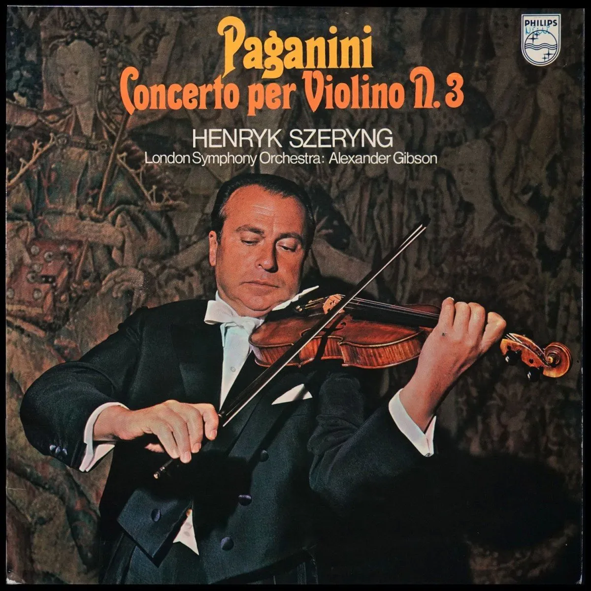 LP Alexander Gibson — Paganini: Concerto Per Violino N. 3 (обложка-буклет) фото