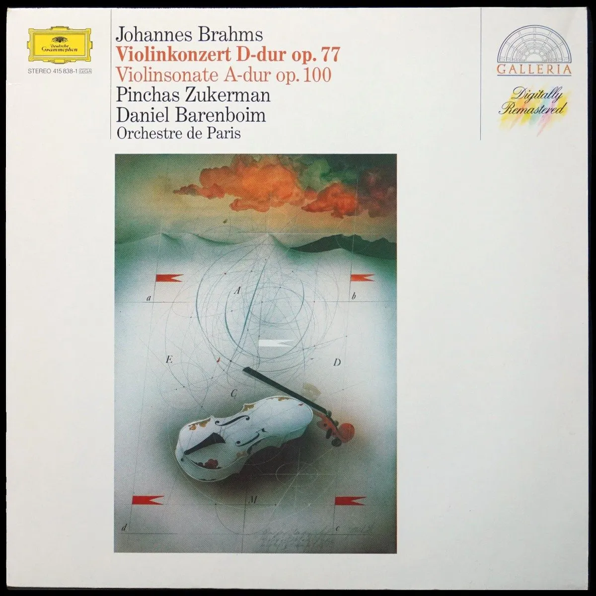 LP Daniel Barenboim — Brahms: Violinkonzert D-Dur Op. 77 / Violinsonate A-Dur Op. 100 фото