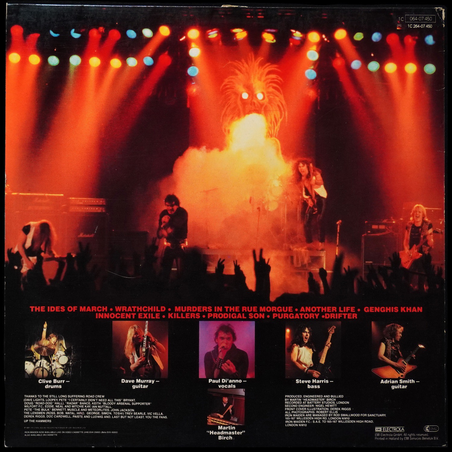 LP Iron Maiden — Killers фото 2