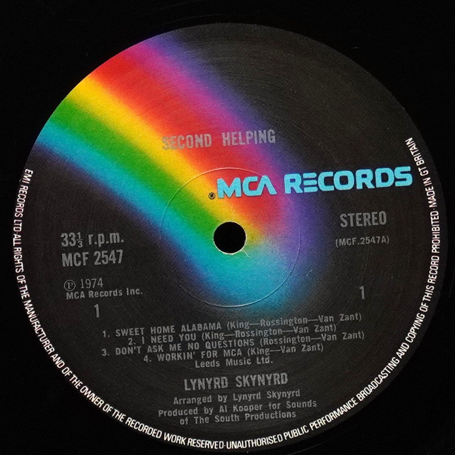 LP Lynyrd Skynyrd — Second Helping фото 3