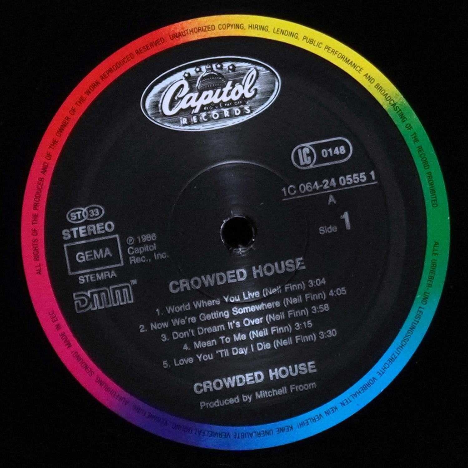 LP Crowded House — Crowded House фото 3