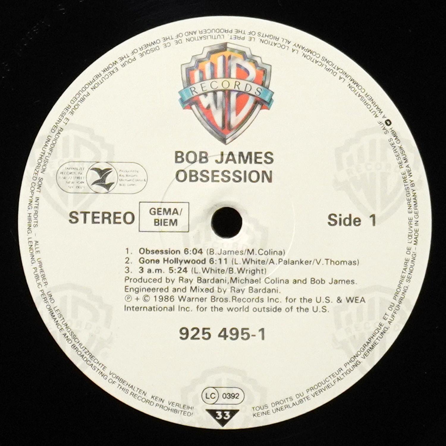 LP Bob James — Obsession фото 2