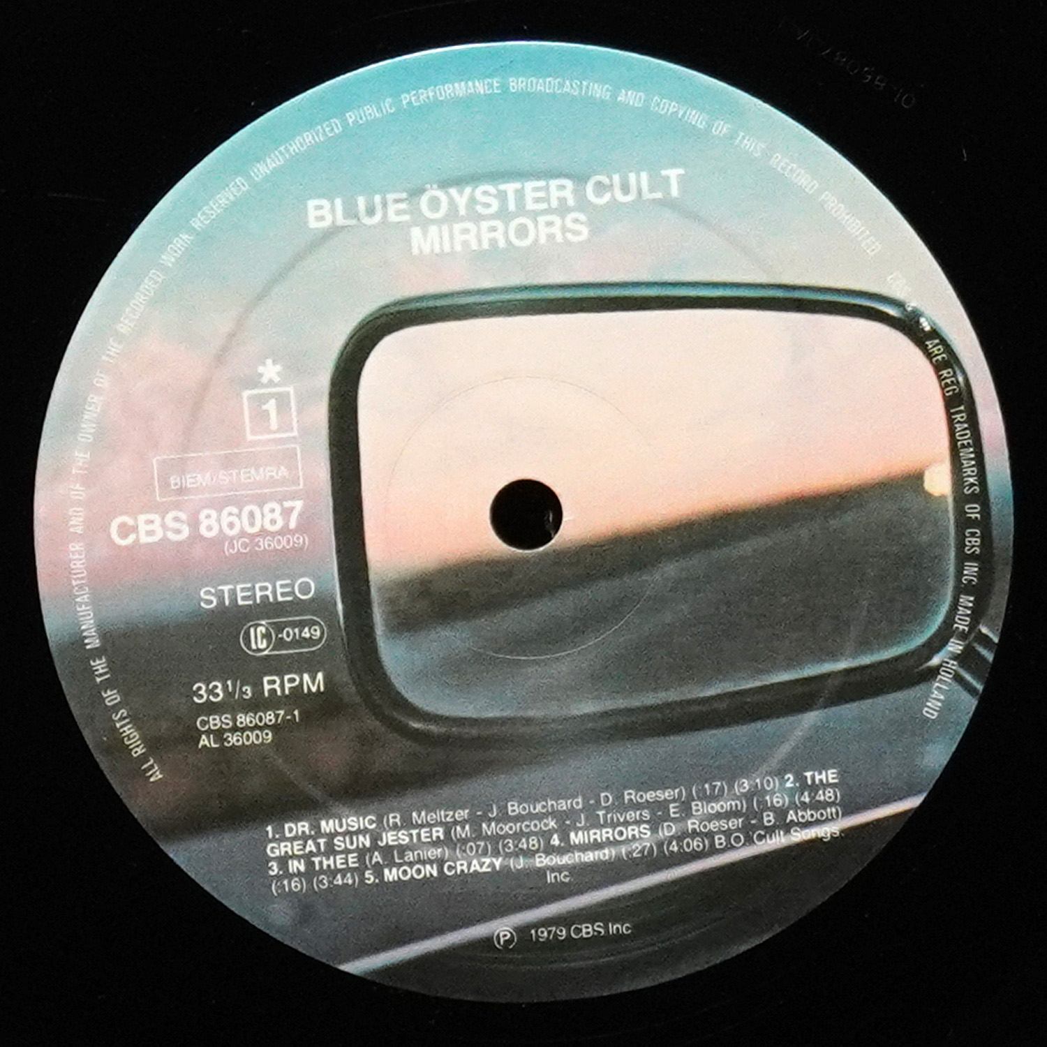 LP Blue Oyster Cult — Mirrors фото 3