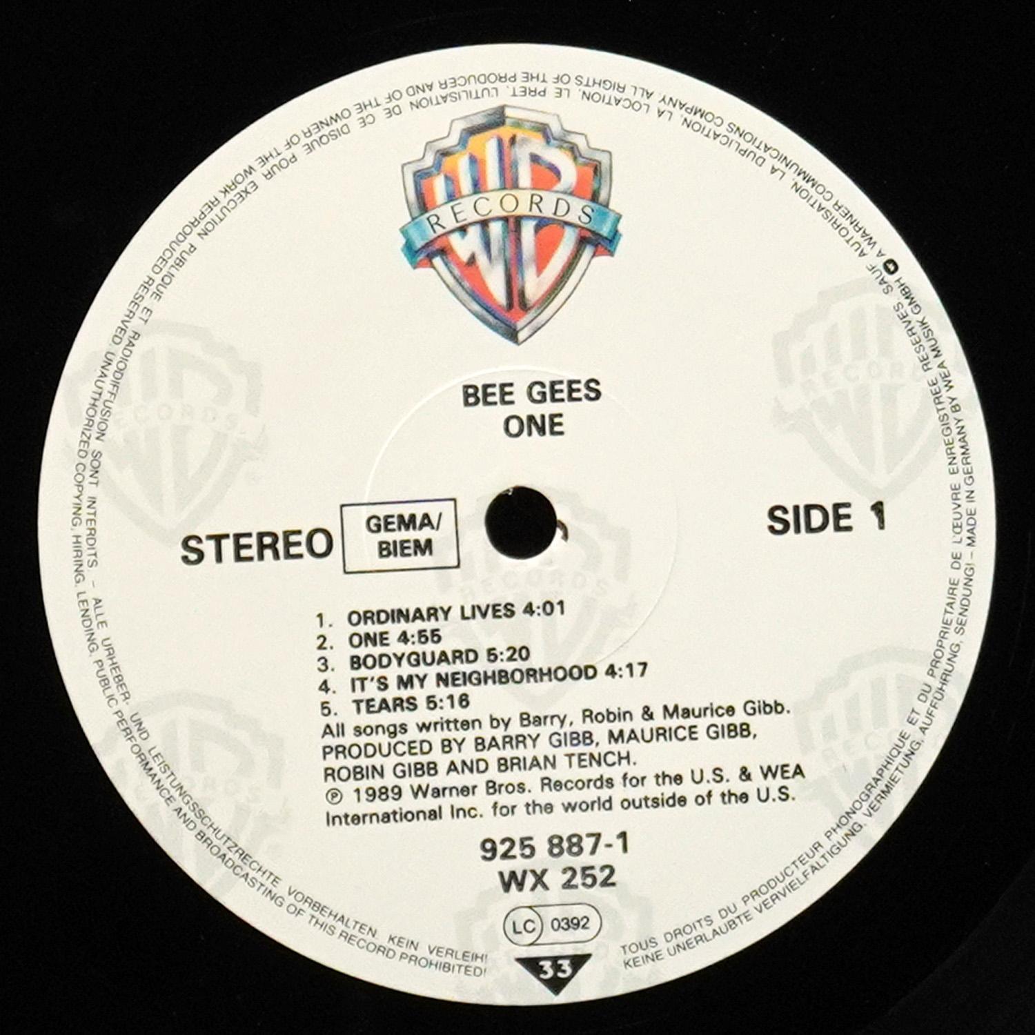 LP Bee Gees — One фото 3