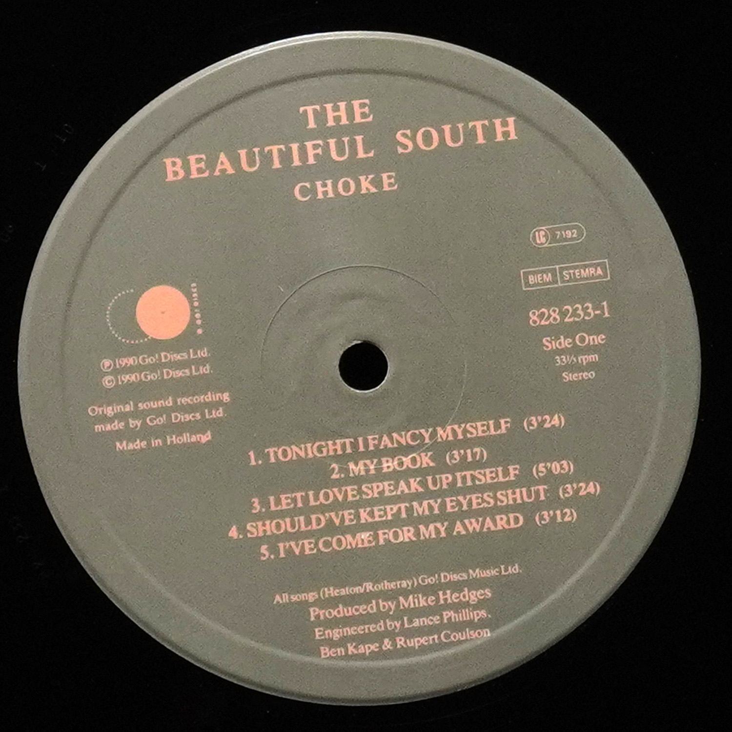 LP Beautiful South — Choke фото 3