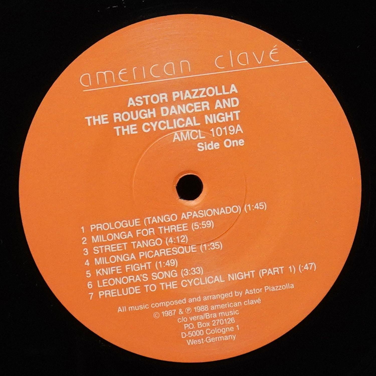 LP Astor Piazzolla — Rough Dancer And The Cyclical Night (Tango Apasionado) фото 3