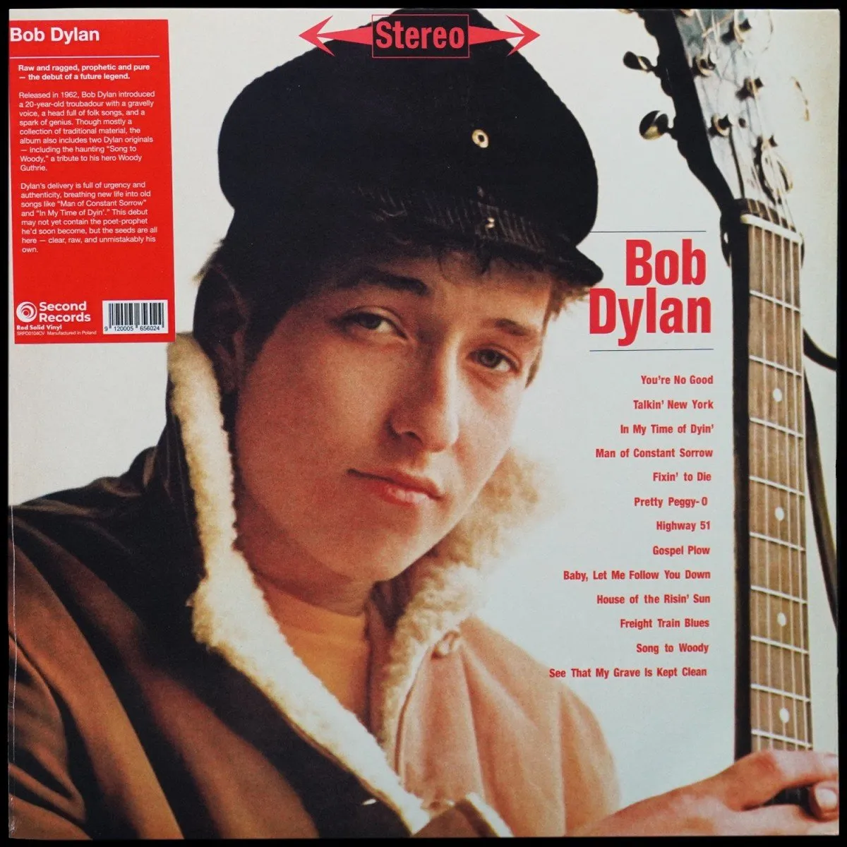 LP Bob Dylan — Bob Dylan (цветной винил) фото