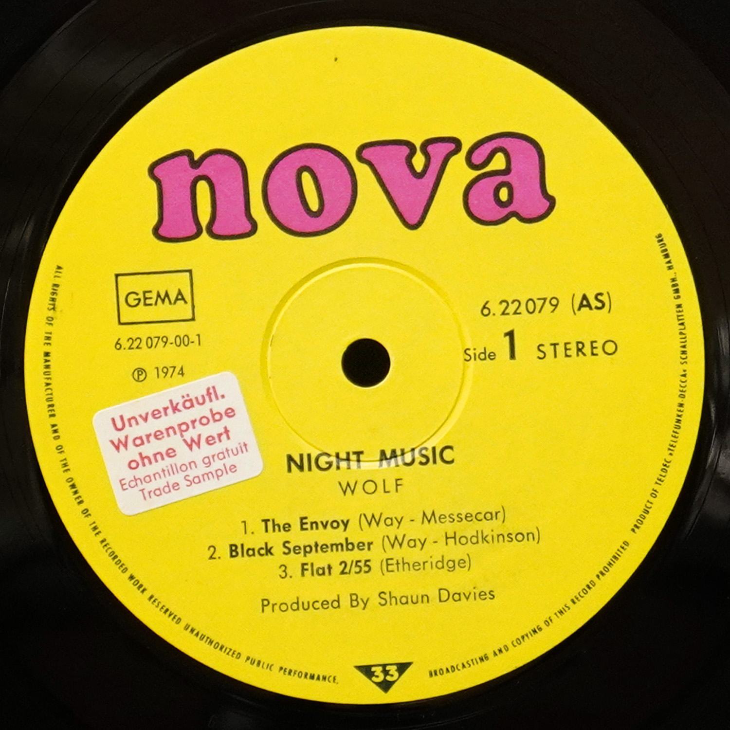 LP Darryl Way's Wolf — Night Music фото 3