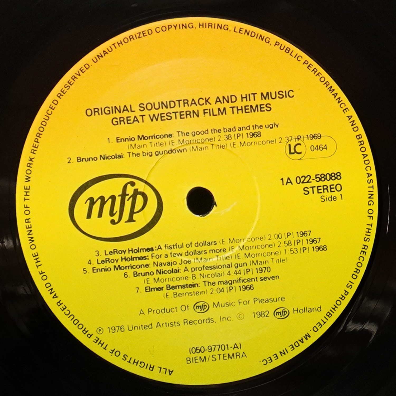 LP V/A — Great Western Film Themes фото 2