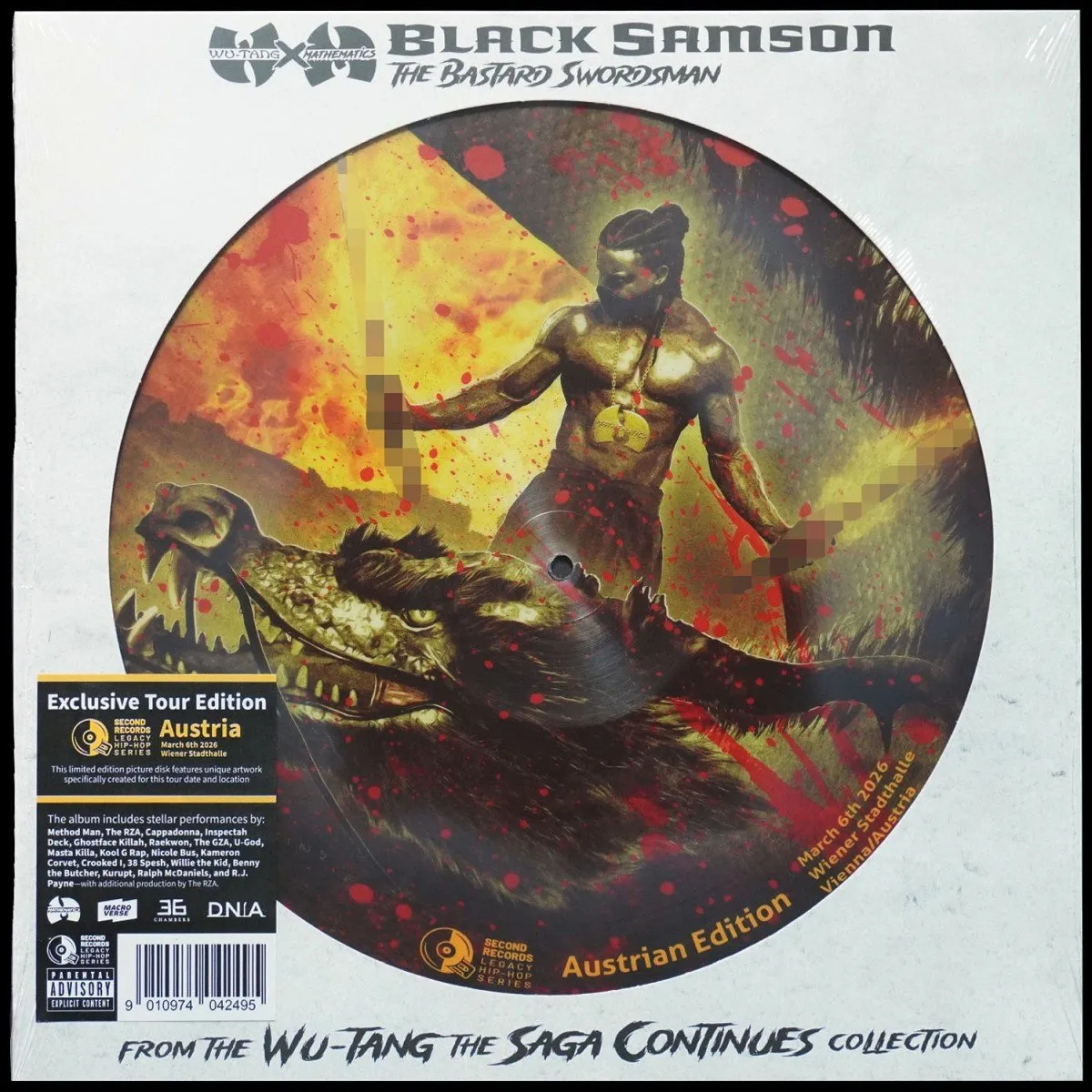 LP Wu-Tang Clan — Black Samson, The Bastard Swordsman (picture disc (пикчер диск)) фото