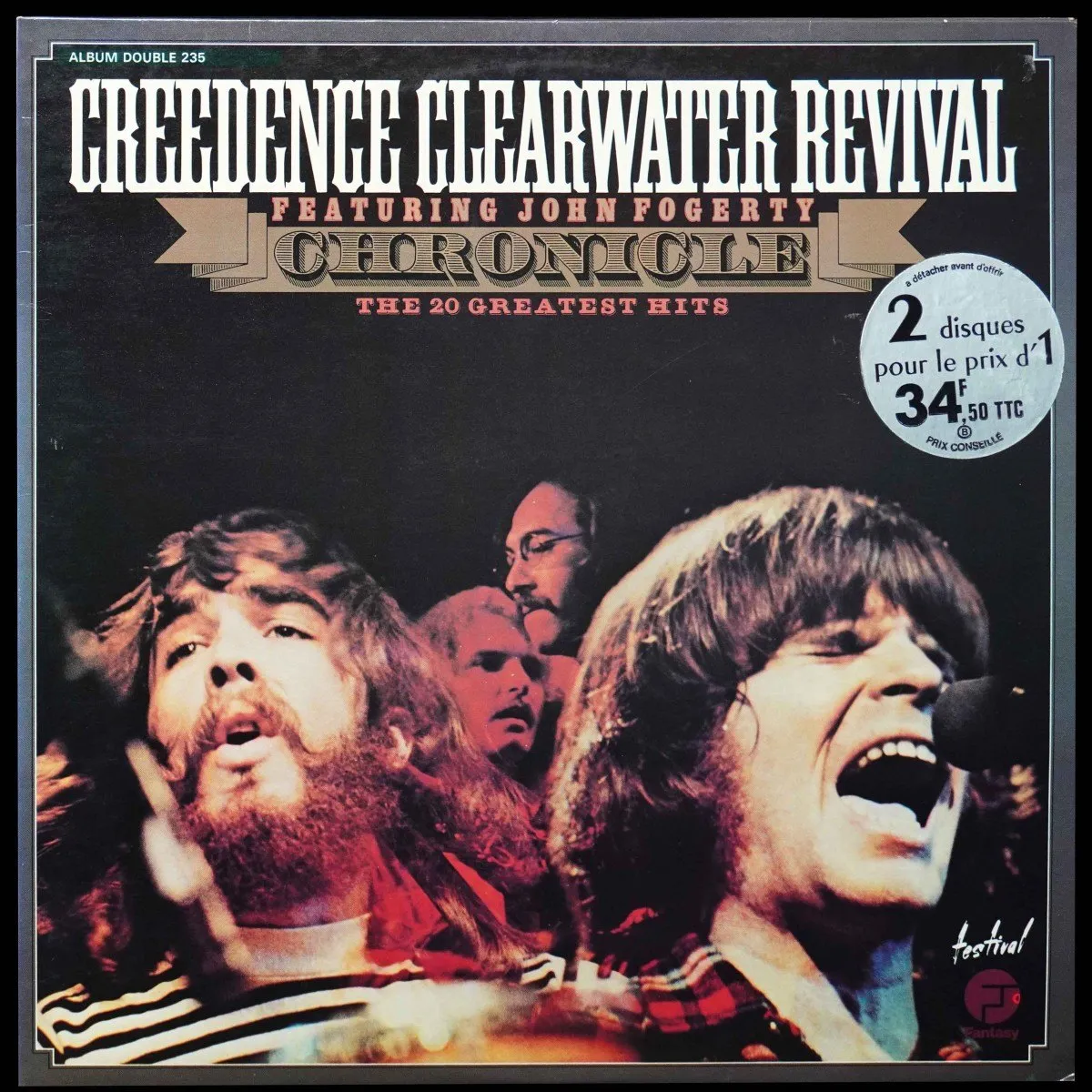 LP Creedence Clearwater Revival — Chronicle (The 20 Greatest Hits) (2LP) фото