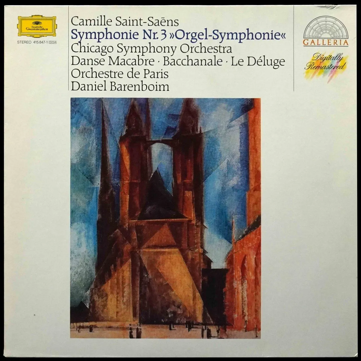 LP Daniel Barenboim — Saint-Saens: Symphonie Nr. 3 'Orgel-Symphonie' фото