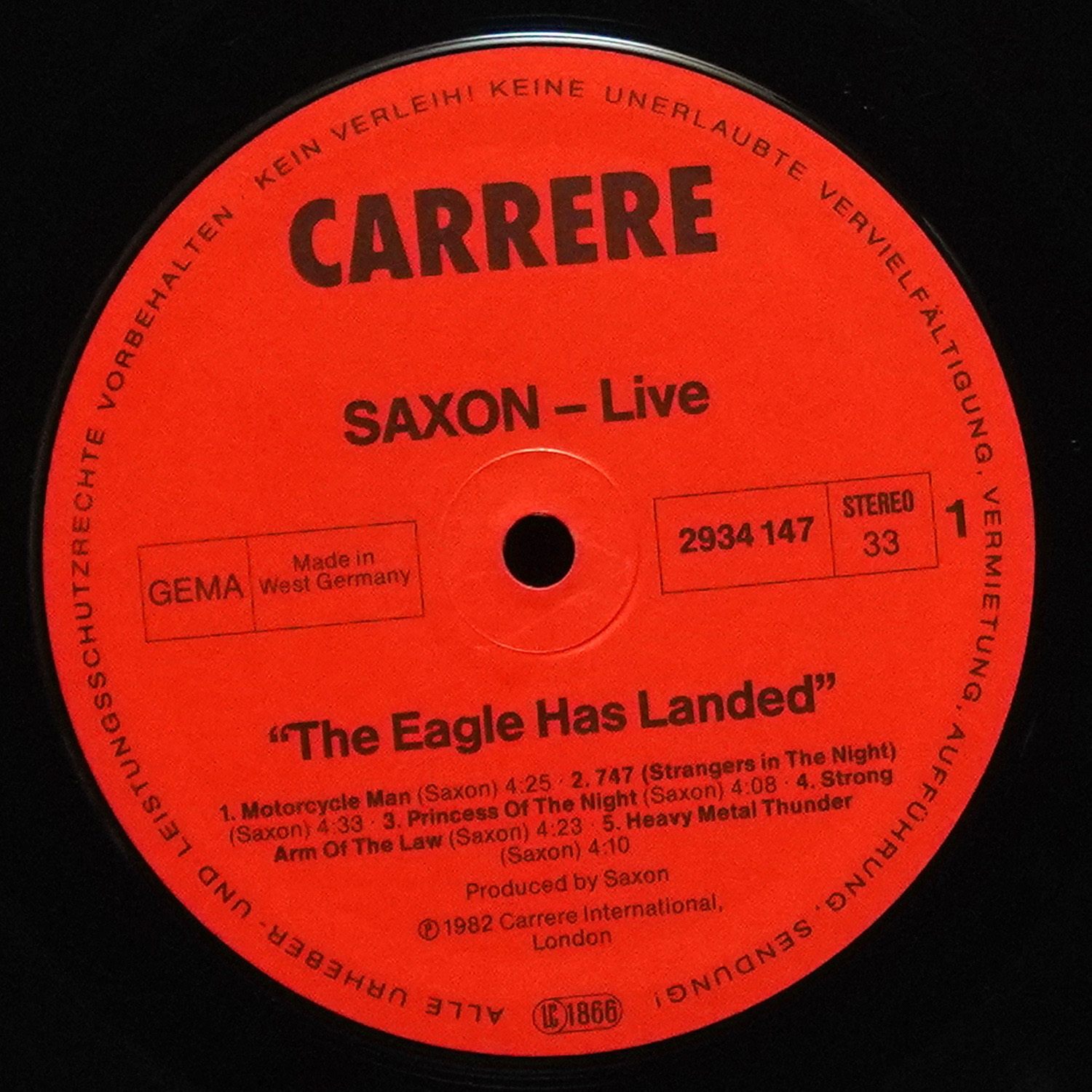LP Saxon — Eagle Has Landed (Live) фото 3