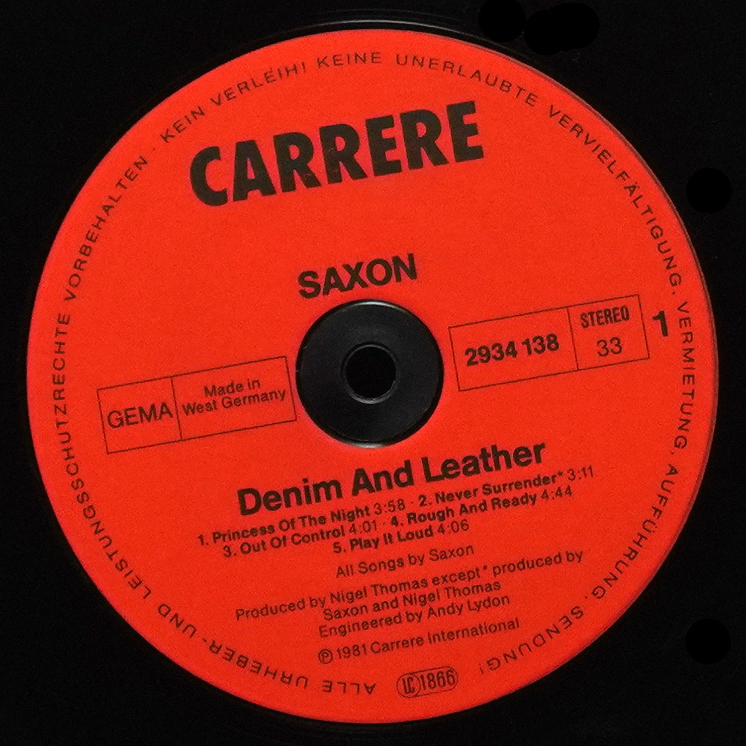 LP Saxon — Denim And Leather фото 3