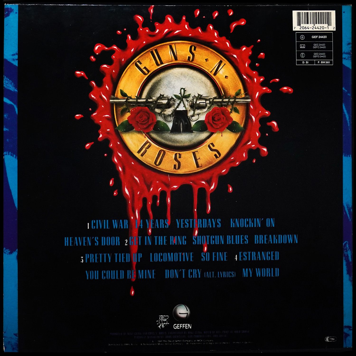 LP Guns N' Roses — Use Your Illusion II (2LP) фото 2