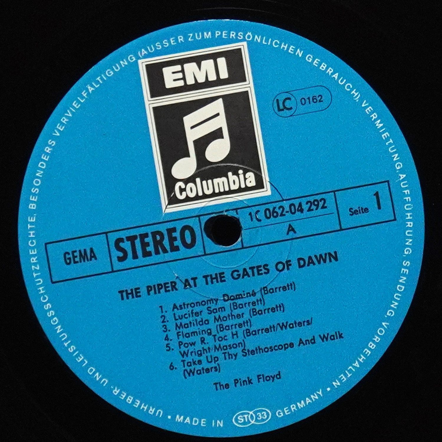 LP Pink Floyd — Piper At The Gates Of Dawn фото 3
