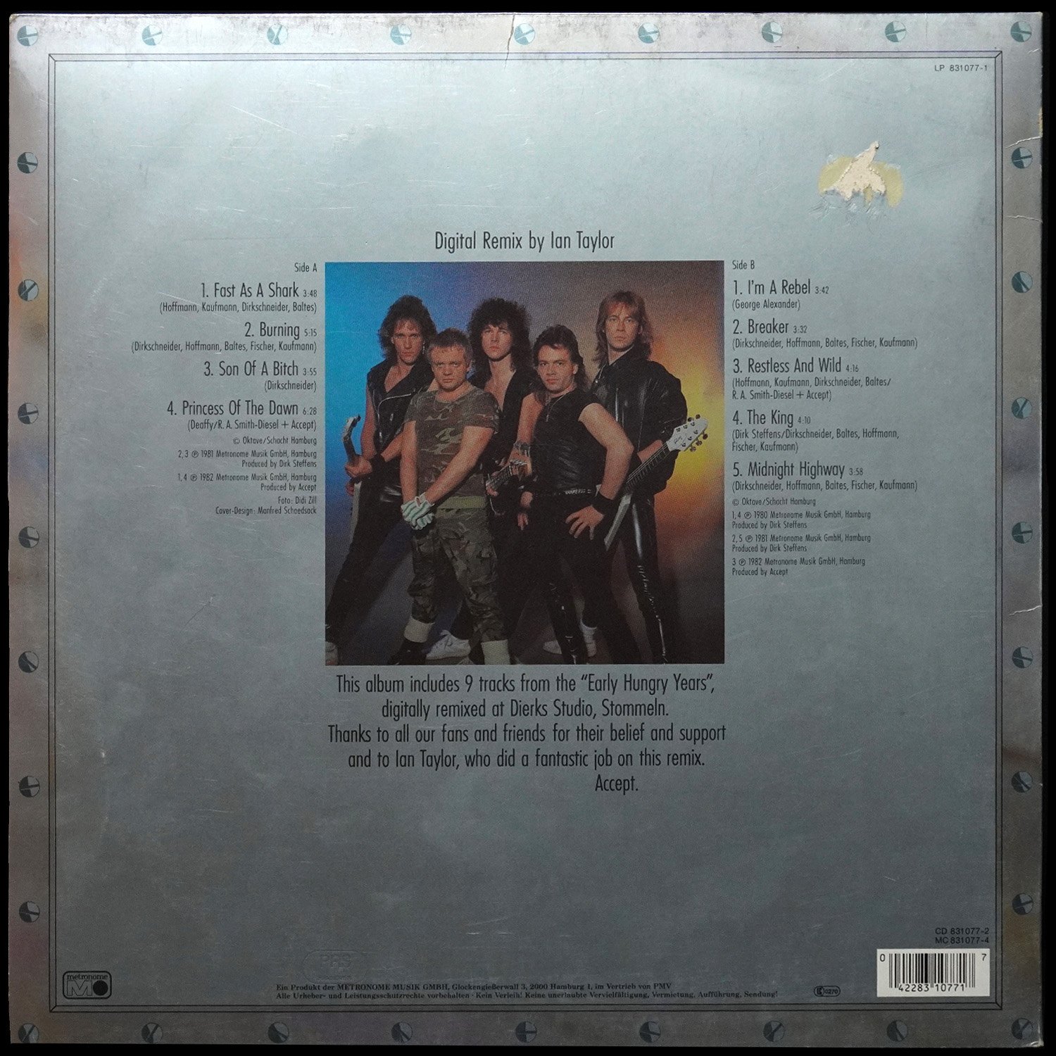 LP Accept — Hungry Years фото 2