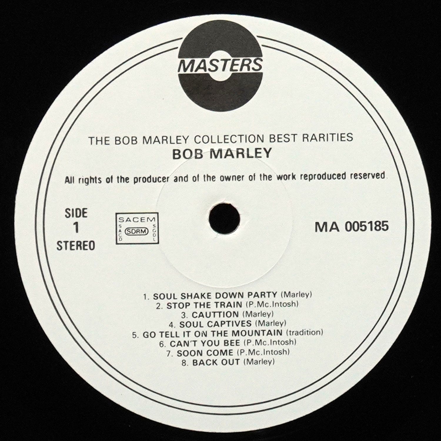LP Bob Marley — Best Rarities фото 2