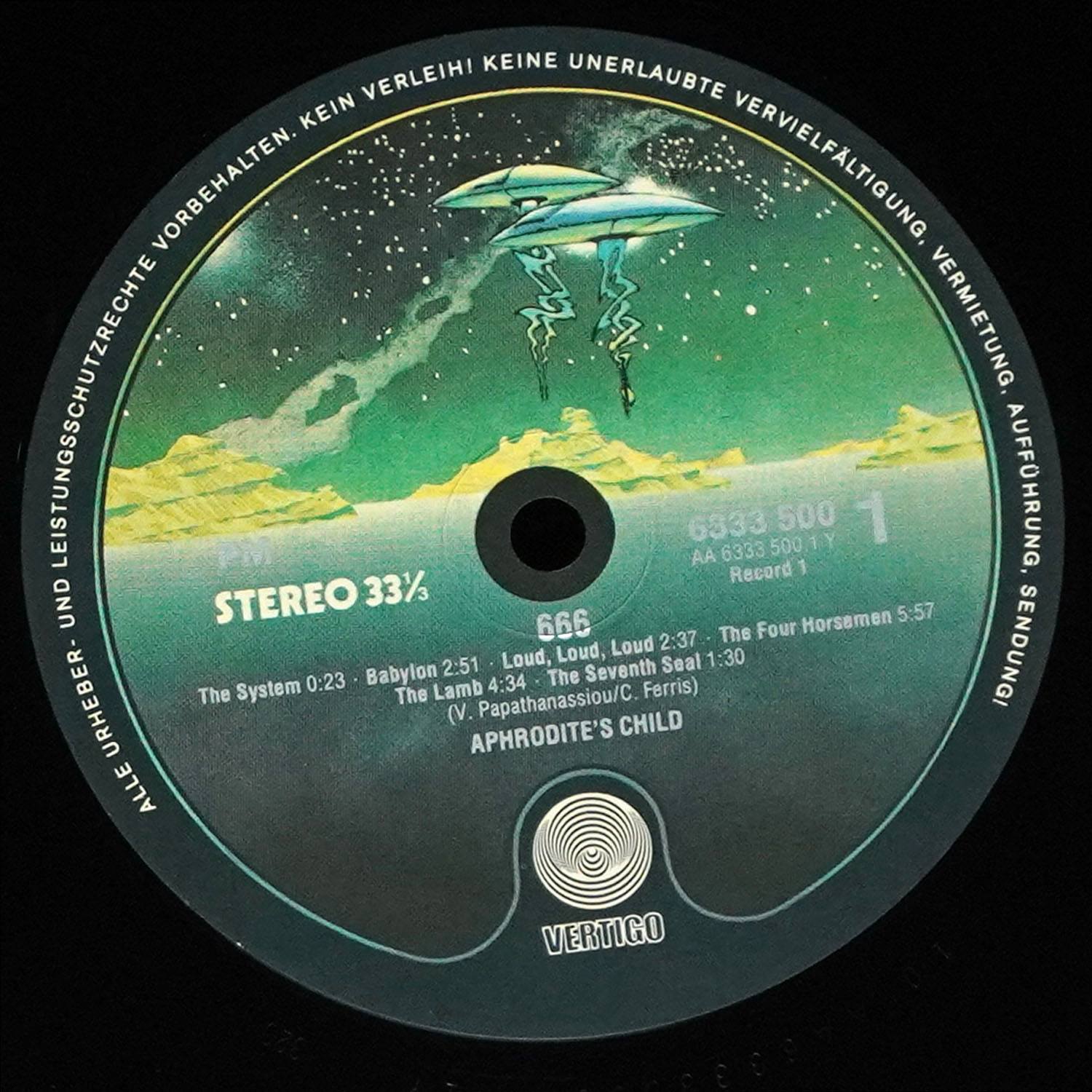 LP Aphrodite's Child — 666 (2LP) фото 4