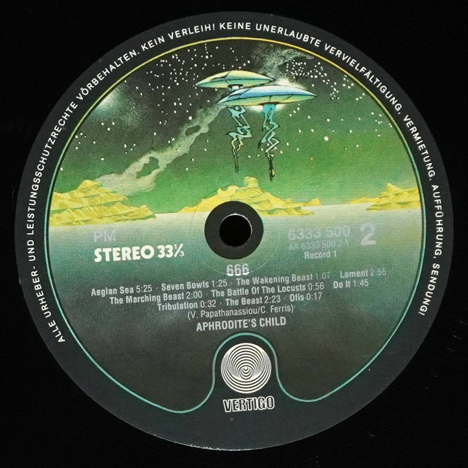 LP Aphrodite's Child — 666 (2LP) фото 5