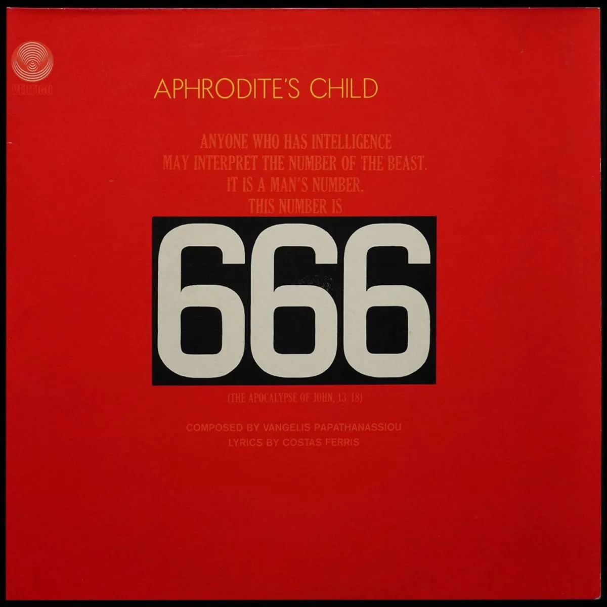 LP Aphrodite's Child — 666 (2LP) фото