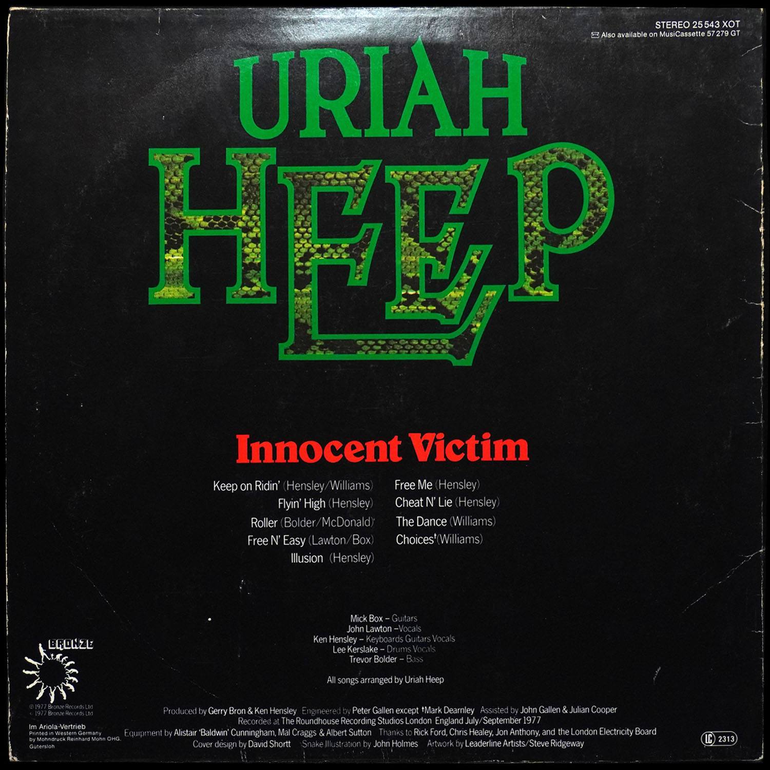 LP Uriah Heep — Innocent Victim фото 2