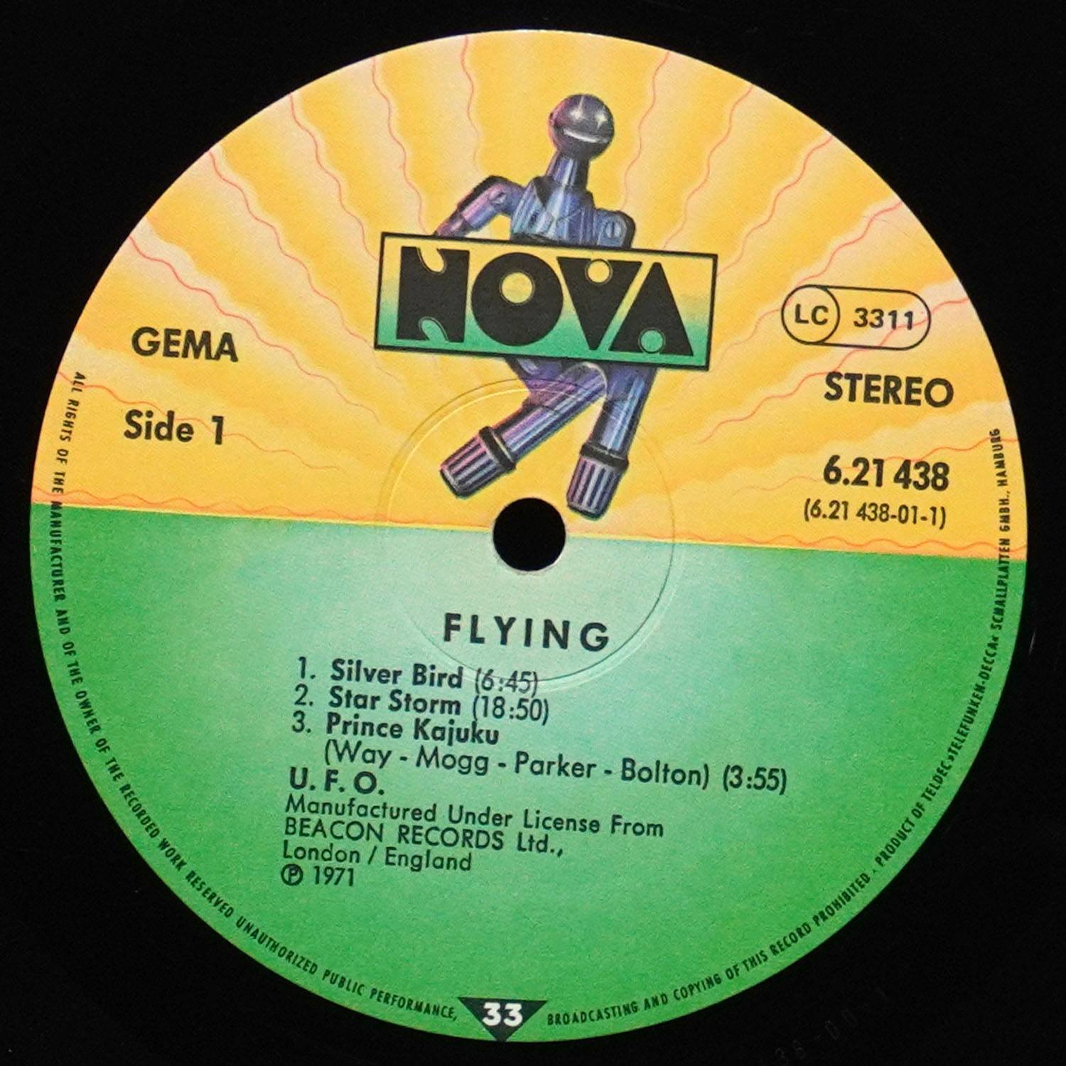 LP UFO — UFO 2 - Flying - One Hour Space Rock фото 3