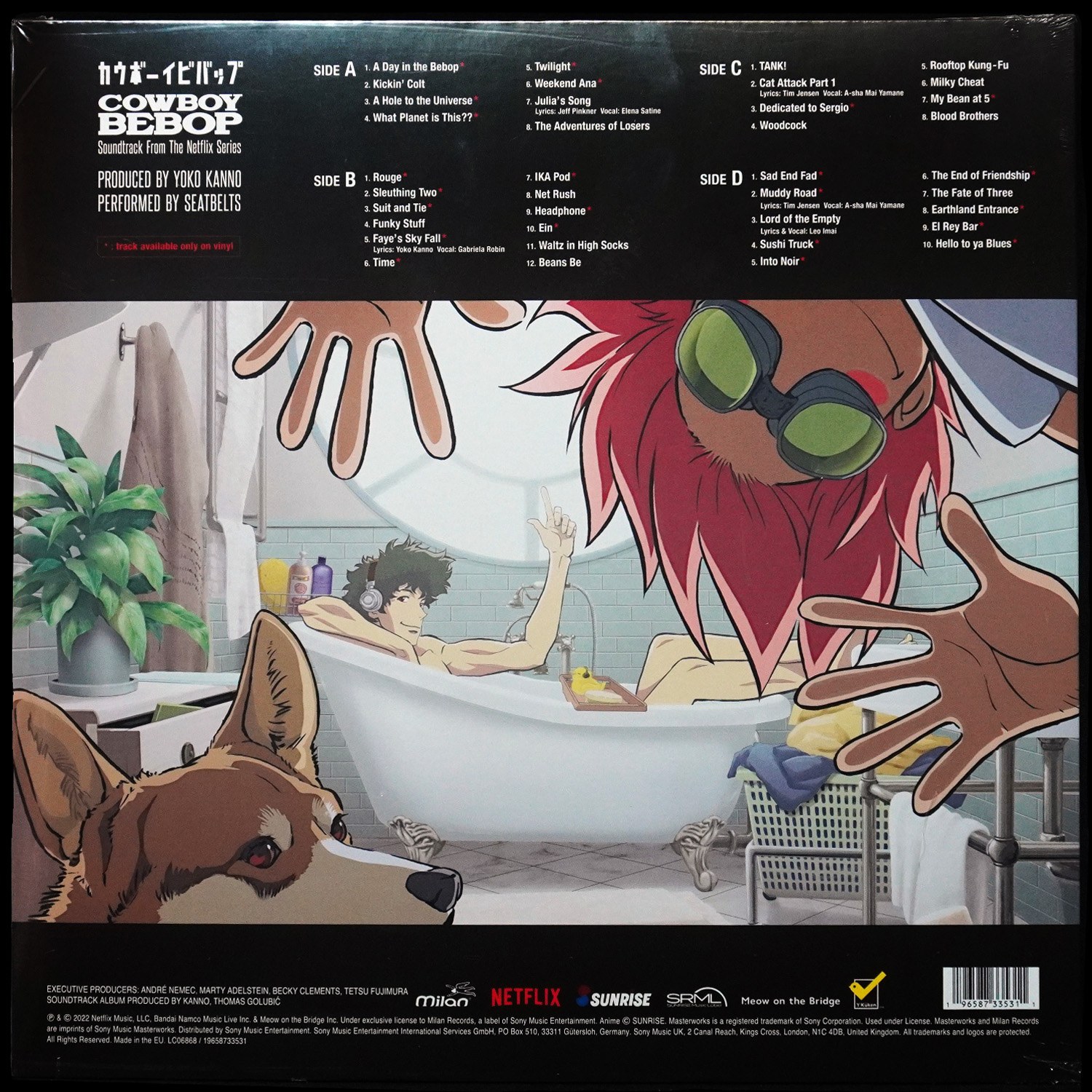 LP Seatbelts — Cowboy Bebop (Soundtrack From The Netflix Series) (2LP, цветной винил) фото 2