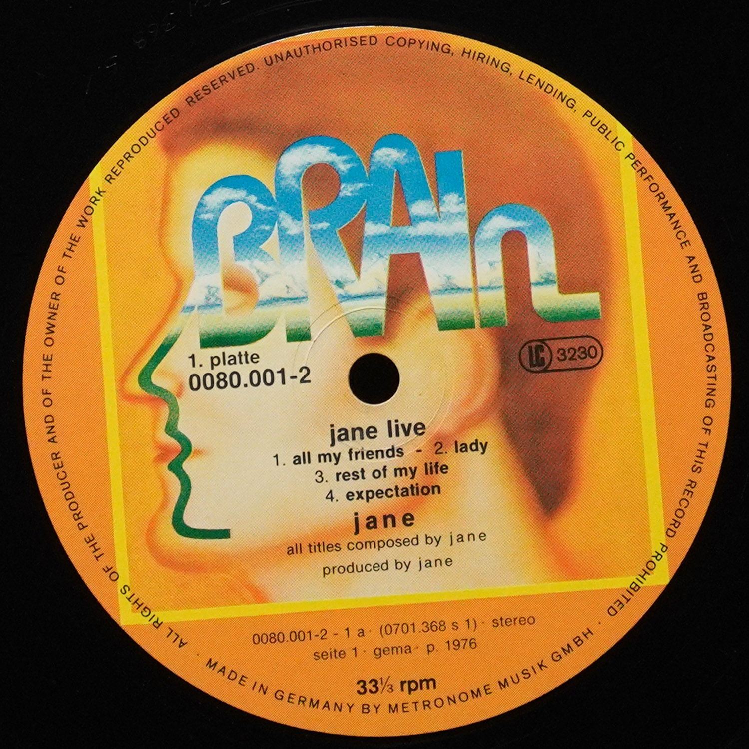 LP Jane — Jane Live (2LP) фото 3