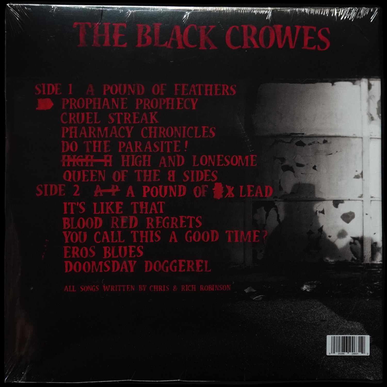 LP Black Crowes — A Pound Of Feathers фото 2