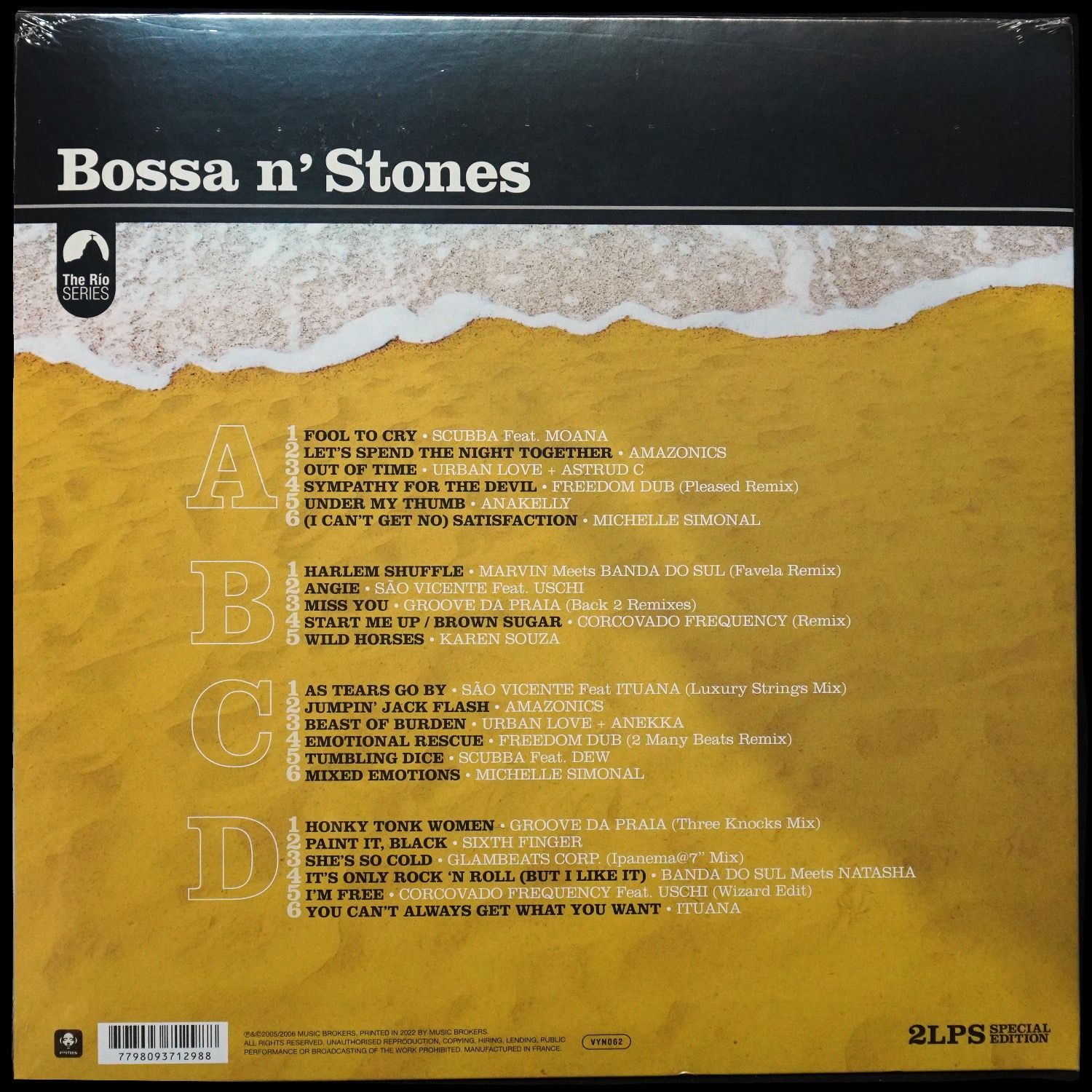 LP V/A — Bossa N' Stones - The Electro-Bossa Songbook Of The Rolling Stones (2LP, цветной винил) фото 2