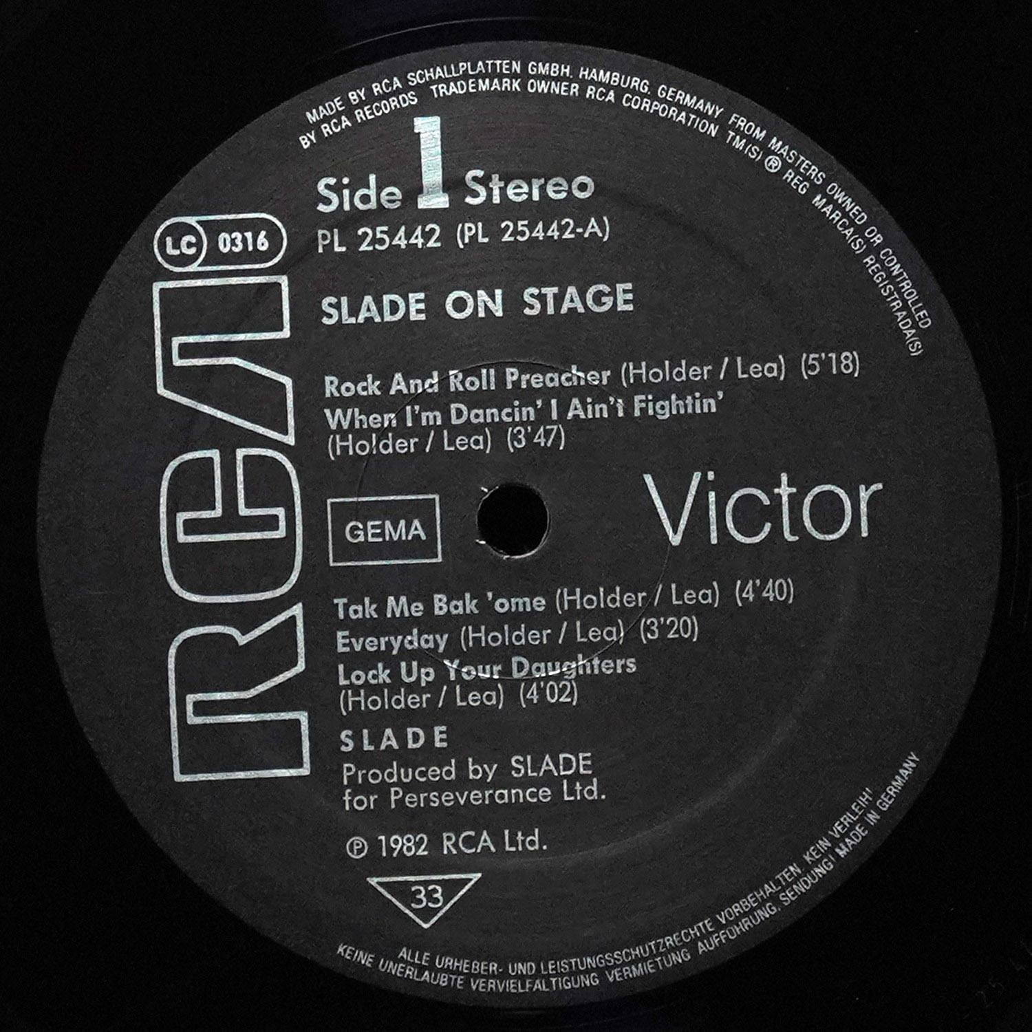 LP Slade — Slade On Stage фото 3
