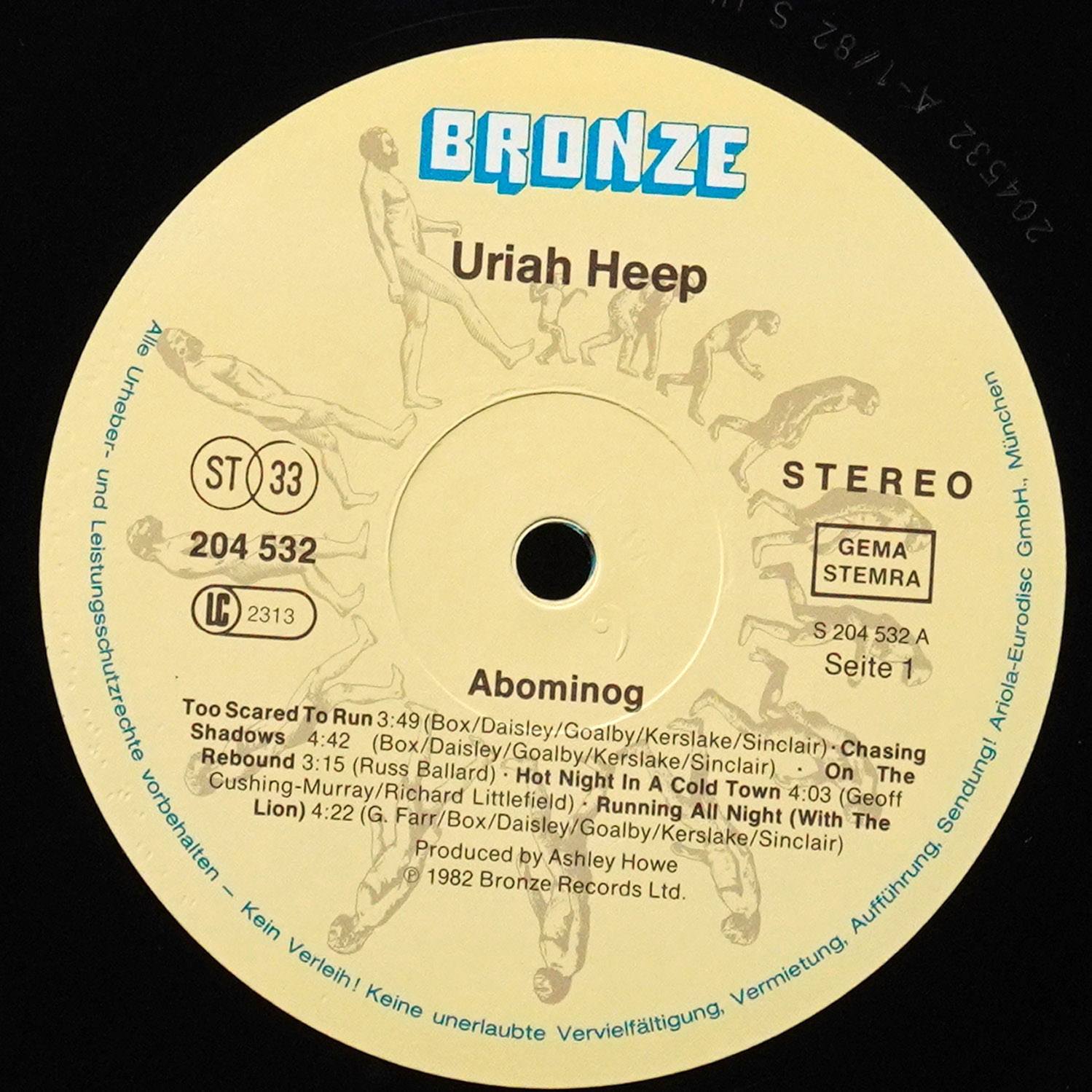 LP Uriah Heep — Abominog фото 3