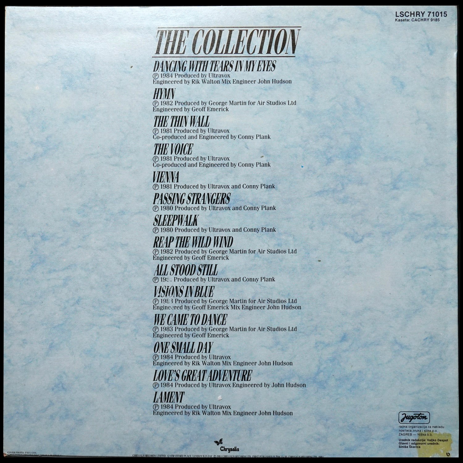 LP Ultravox — Collection фото 2