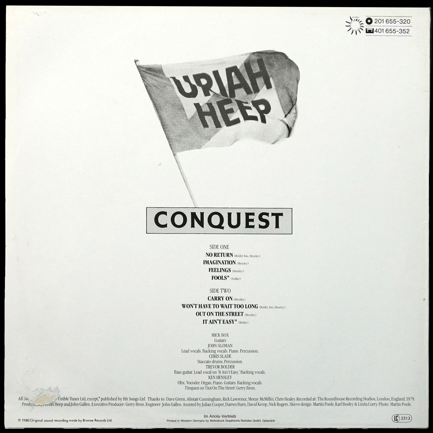 LP Uriah Heep — Conquest фото 2