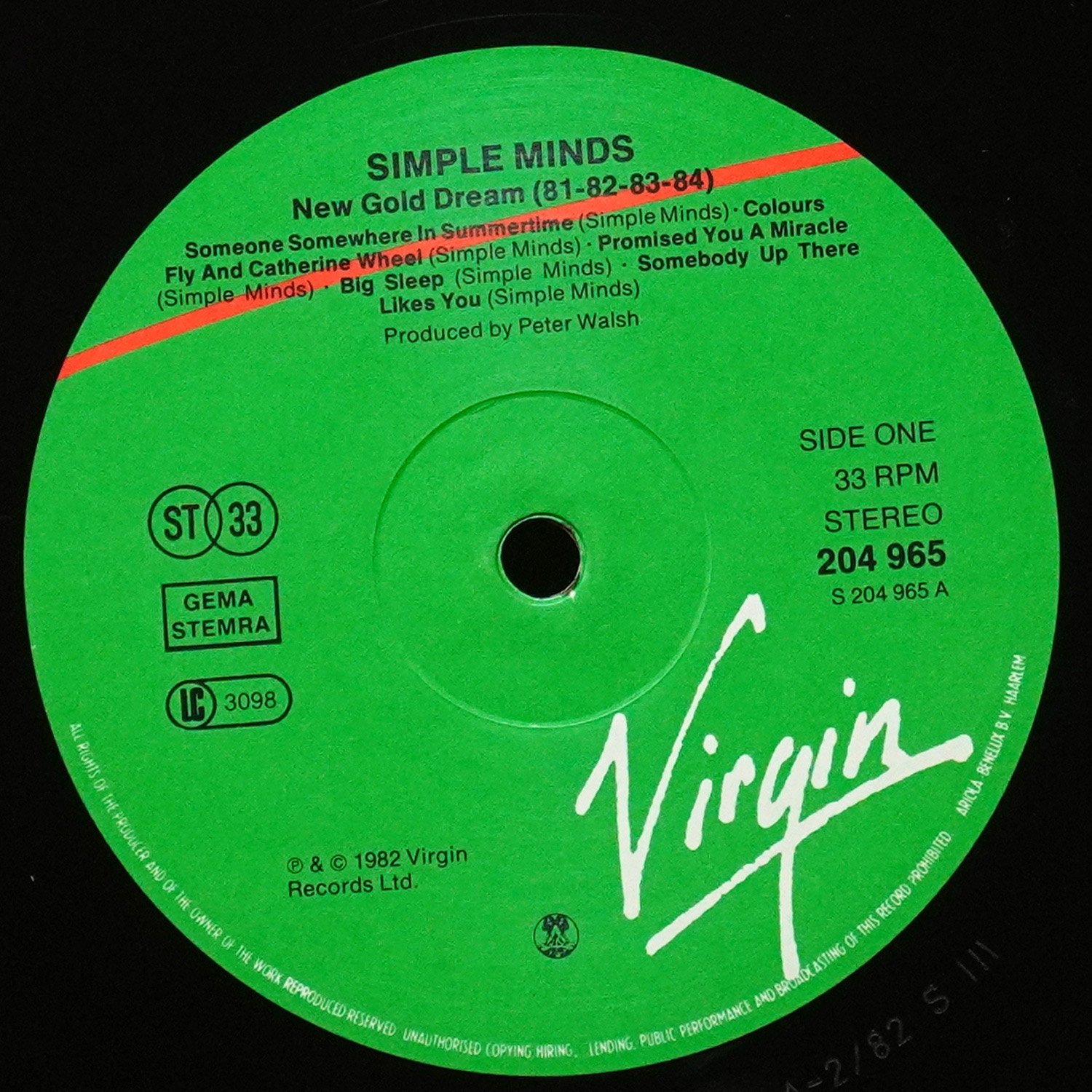 LP Simple Minds — New Gold Dream (81-82-83-84) фото 3