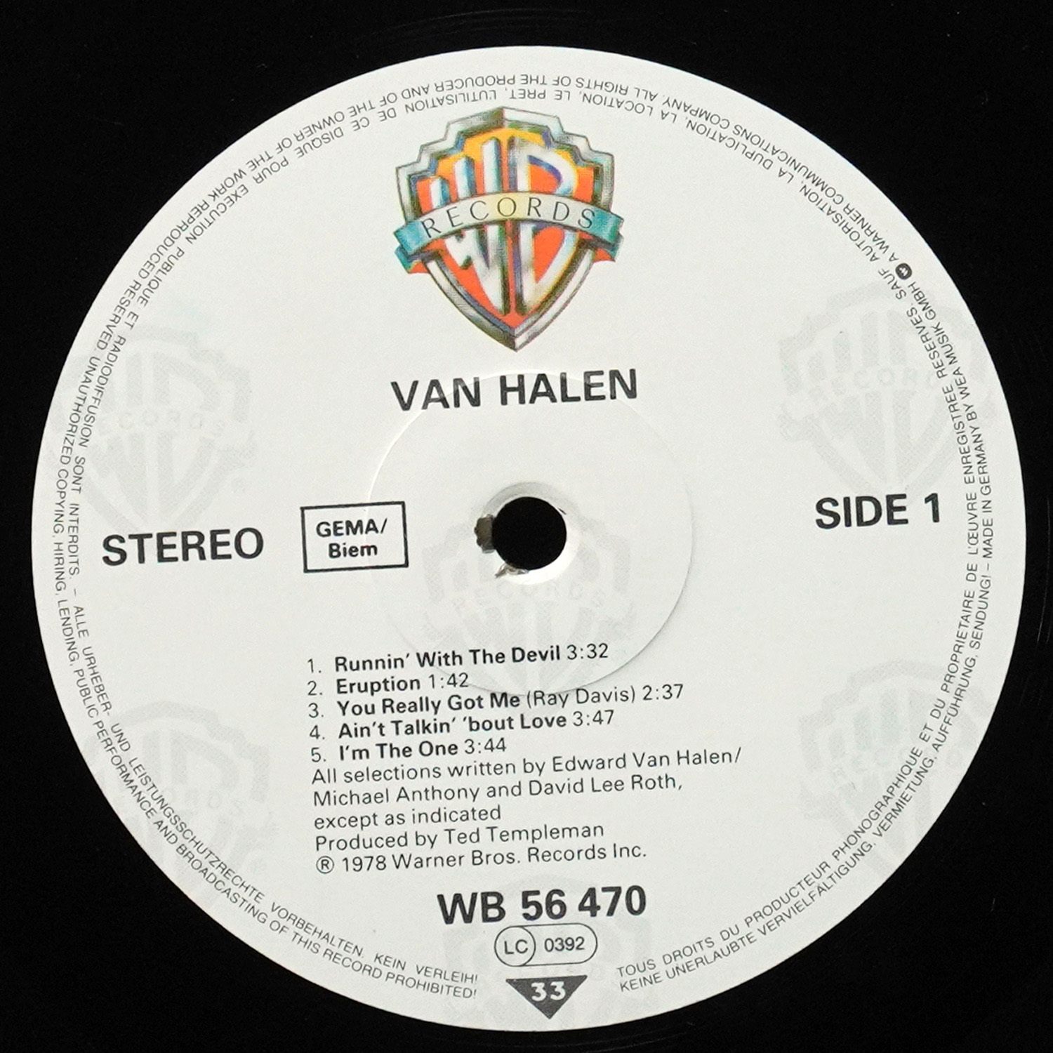 LP Van Halen — Van Halen фото 3