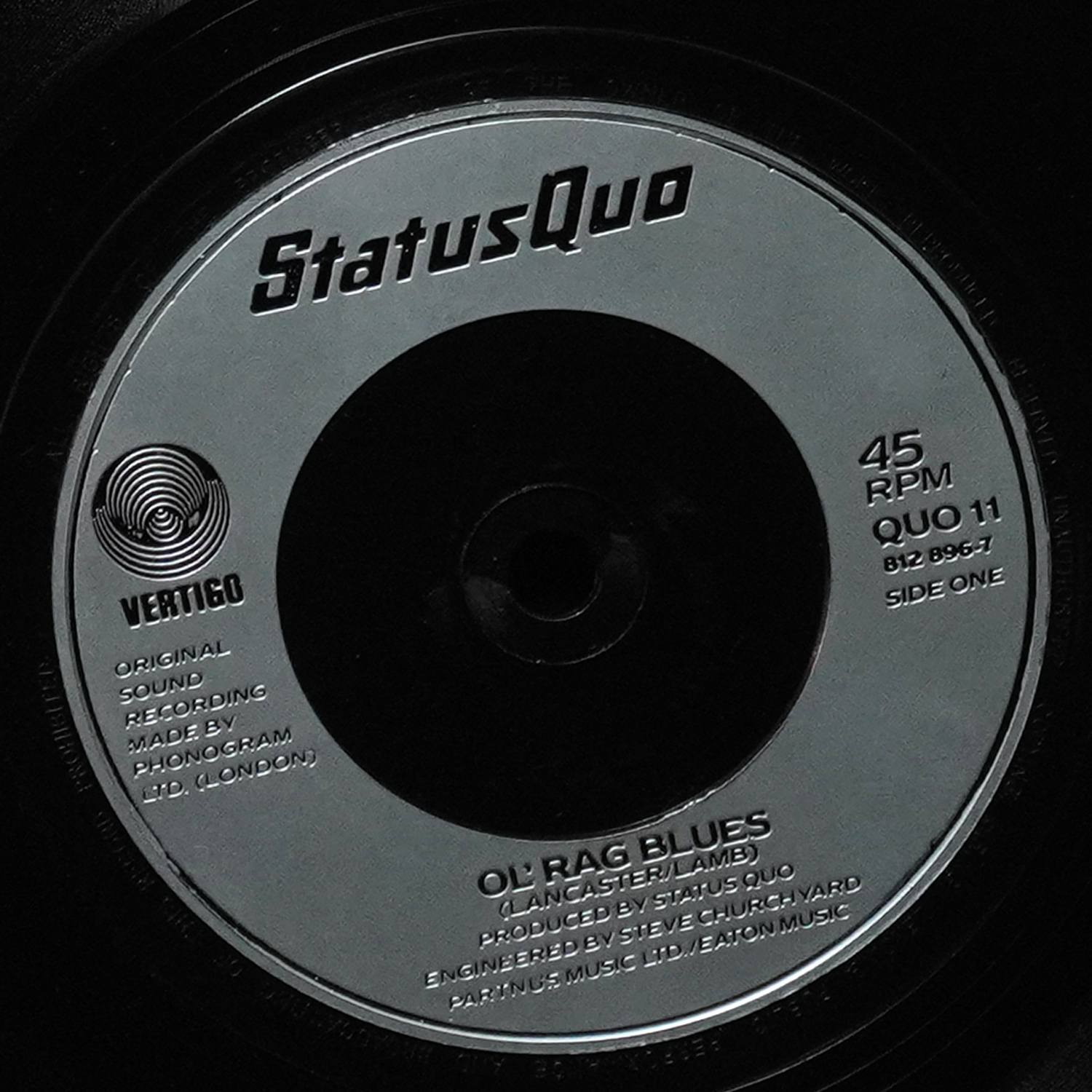 LP Status Quo — Ol' Rag Blues (сингл) фото 2