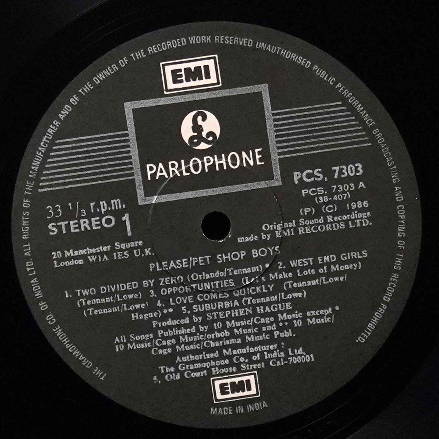 LP Pet Shop Boys — Please фото 2