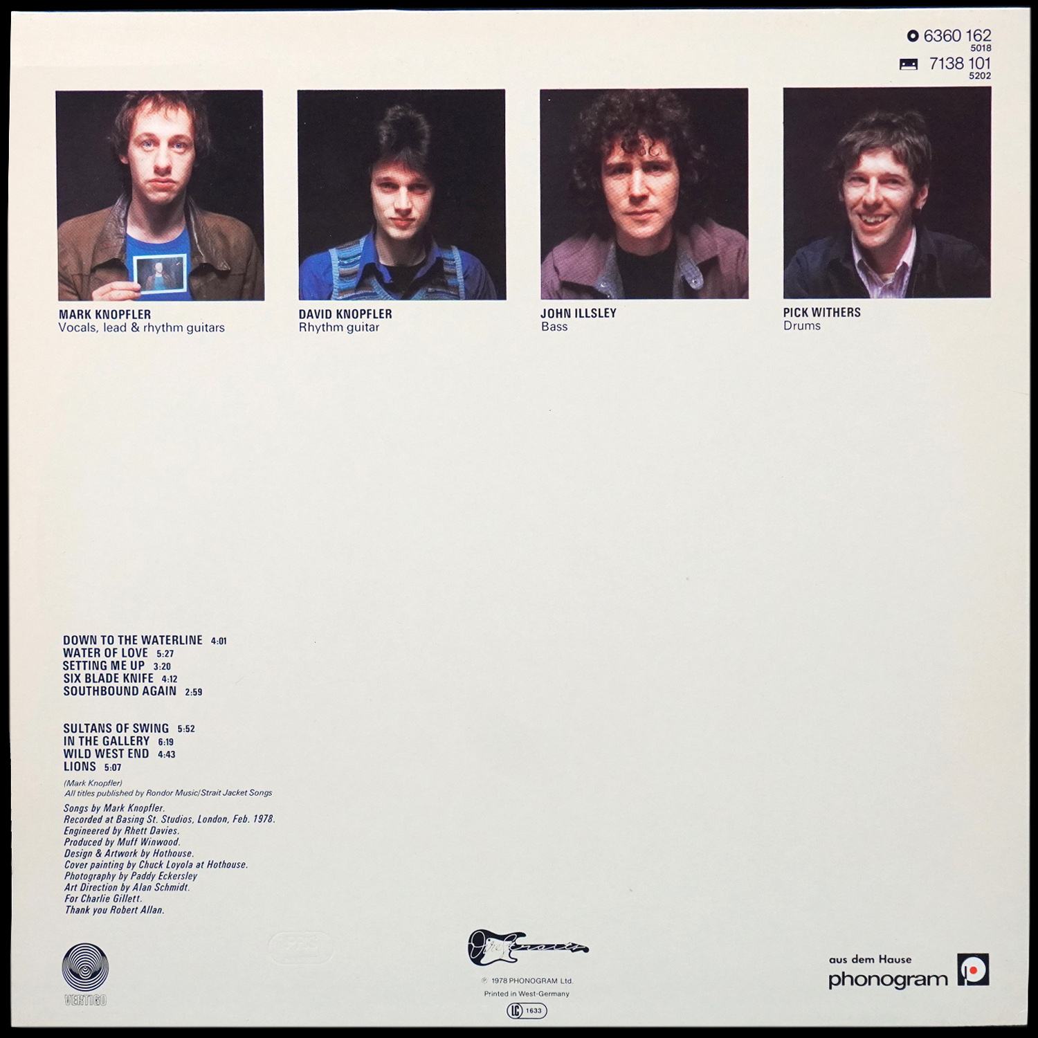 LP Dire Straits — Dire Straits фото 2