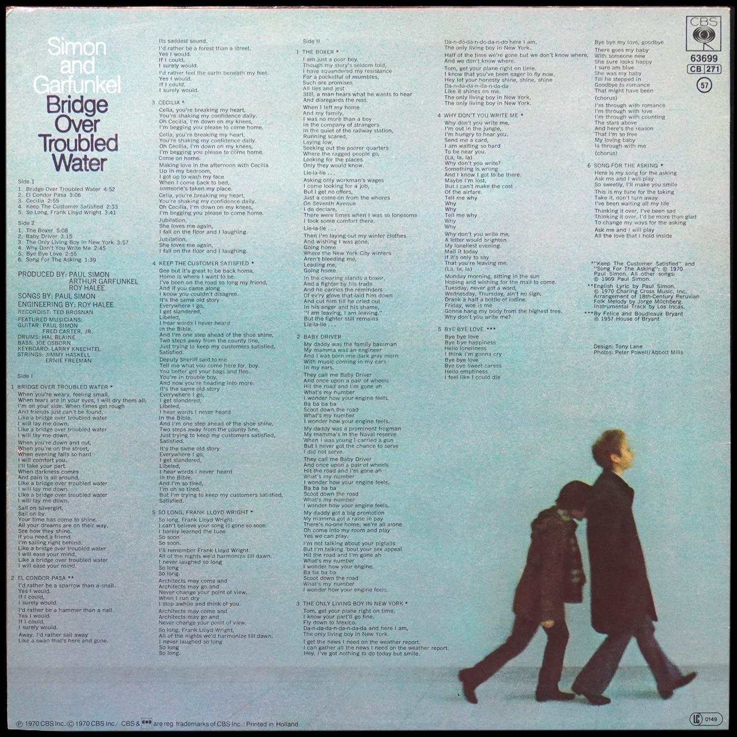 LP Simon & Garfunkel — Bridge Over Troubled Water фото 2