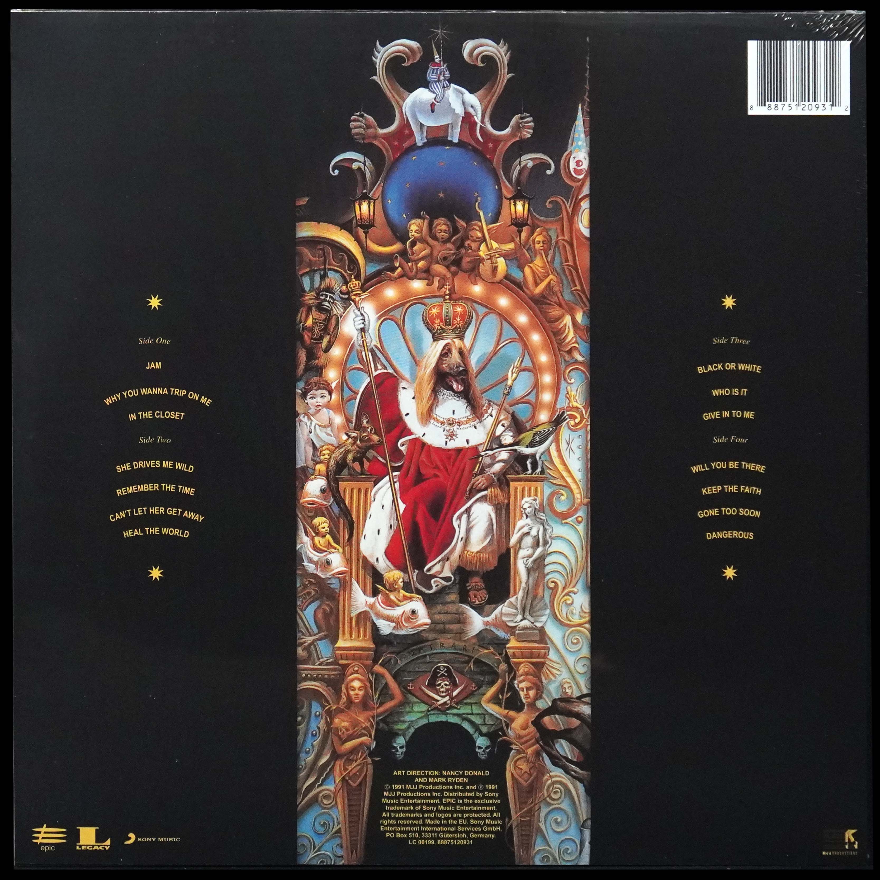 LP Michael Jackson — Dangerous (2LP) фото 2