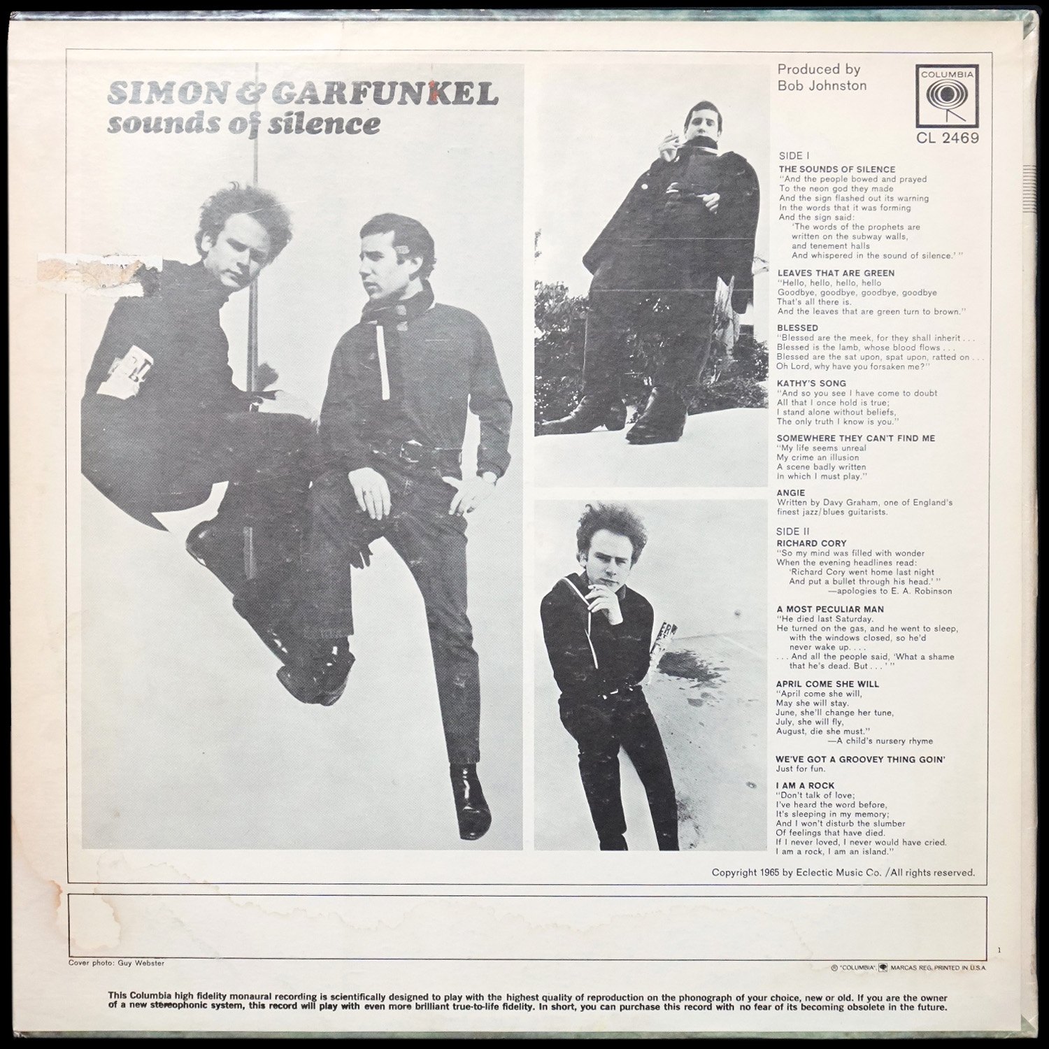 LP Simon & Garfunkel — Sounds Of Silence фото 2