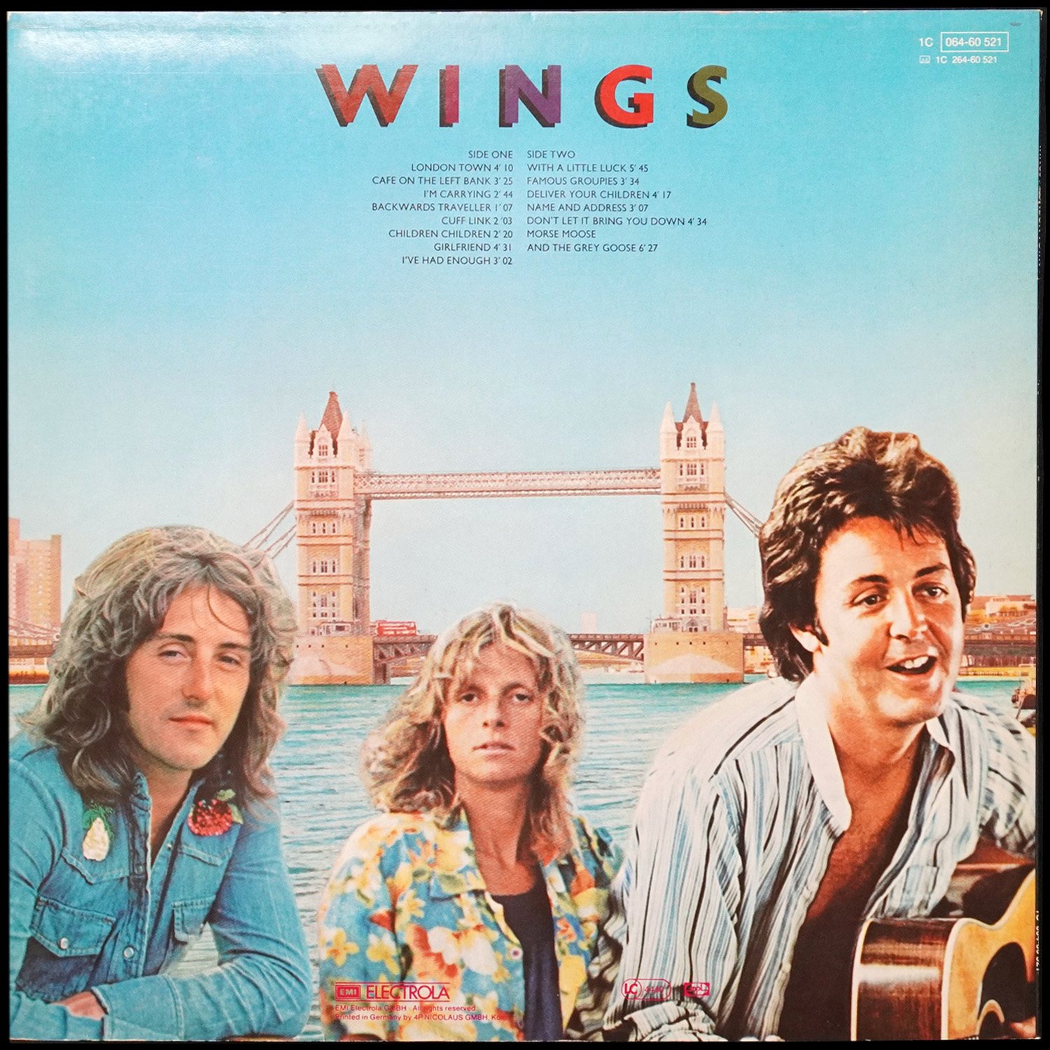 LP Wings — London Town (+ постер) фото 2