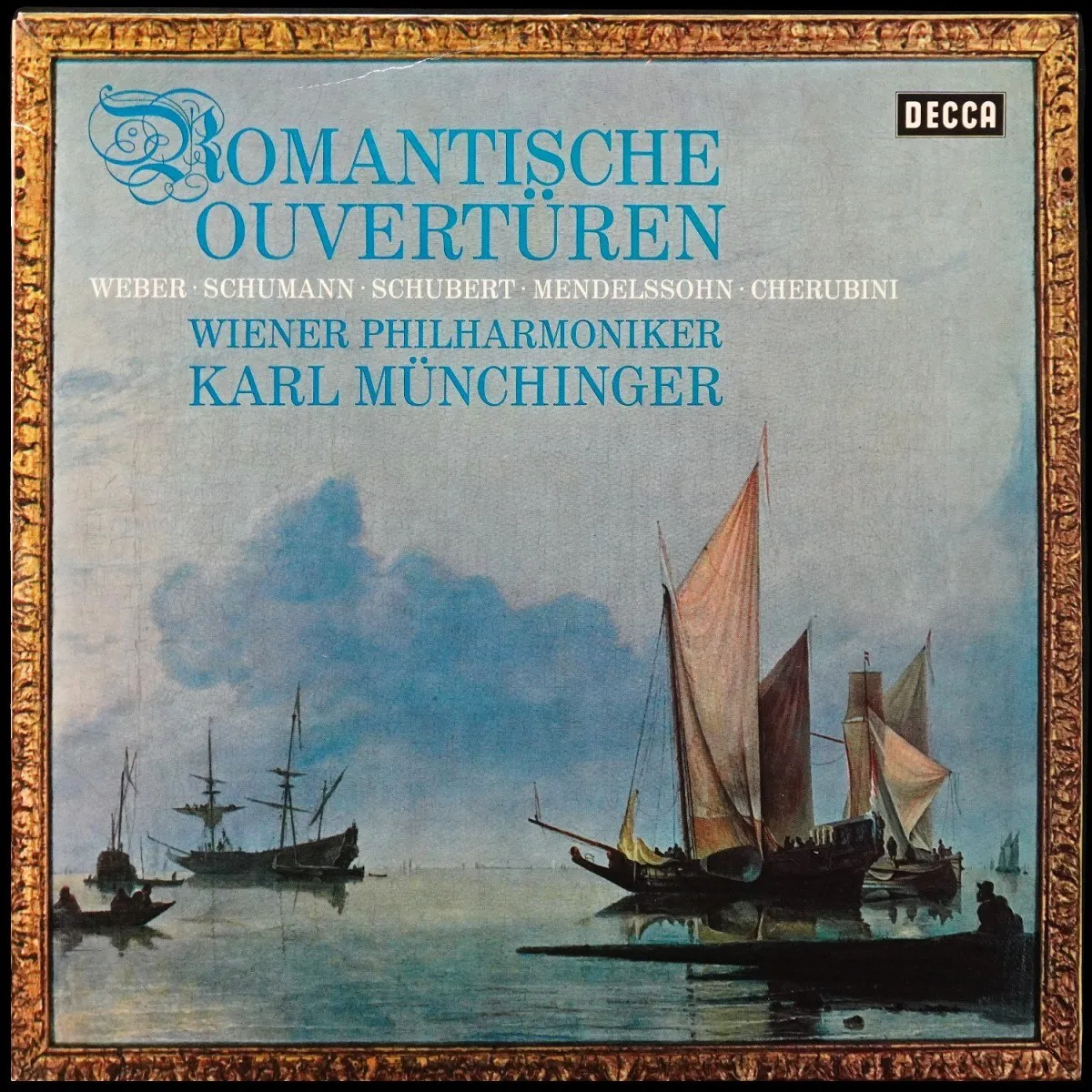 LP Karl Munchinger — Romantische Ouverturen фото