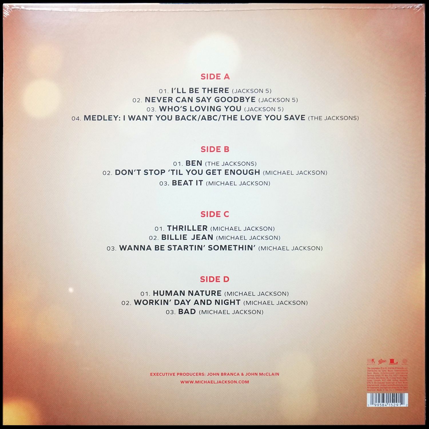 LP Michael Jackson — Michael (Songs From The Motion Picture) (2LP) фото 2