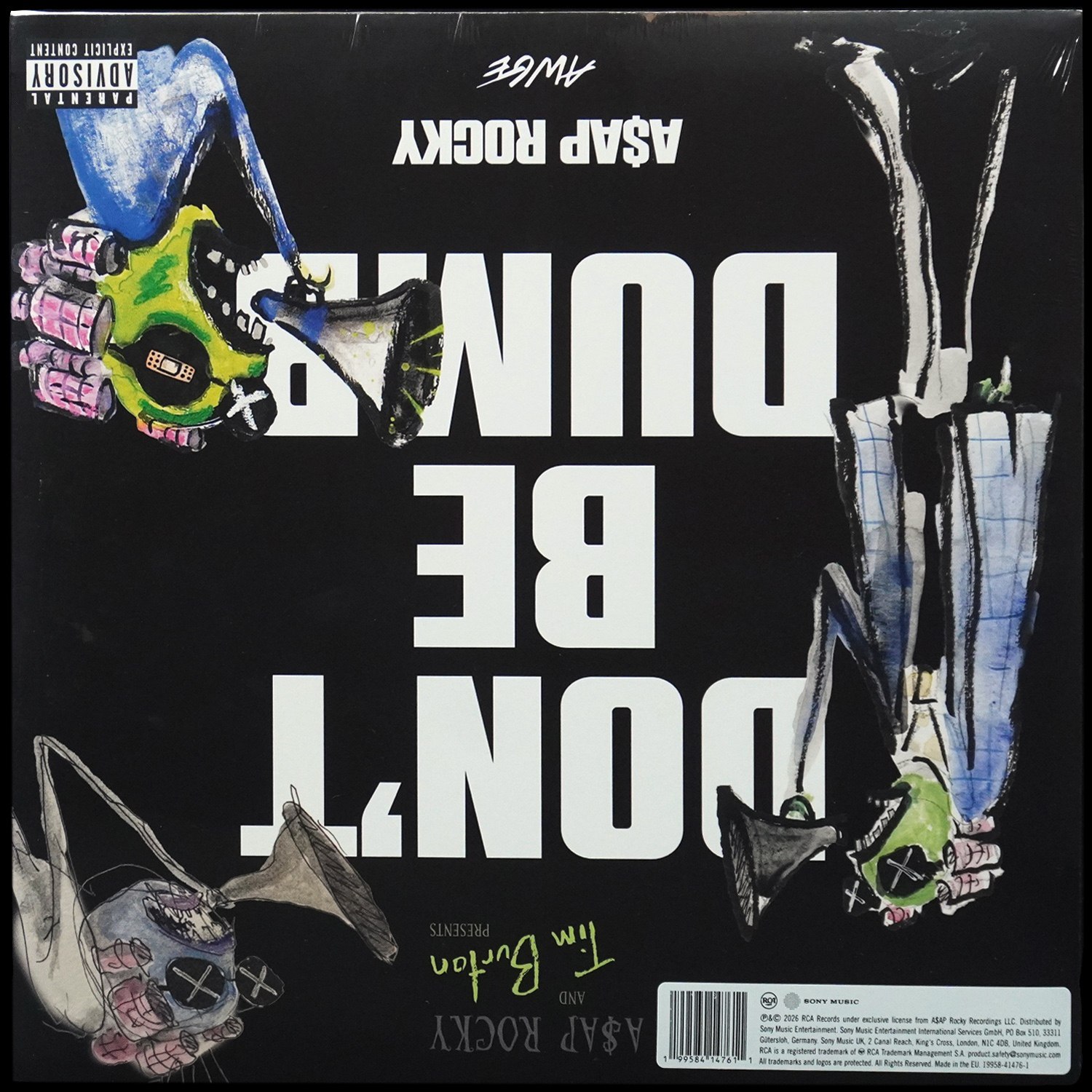 LP Asap Rocky — Don't Be Dumb (2LP, цветной винил) фото 2
