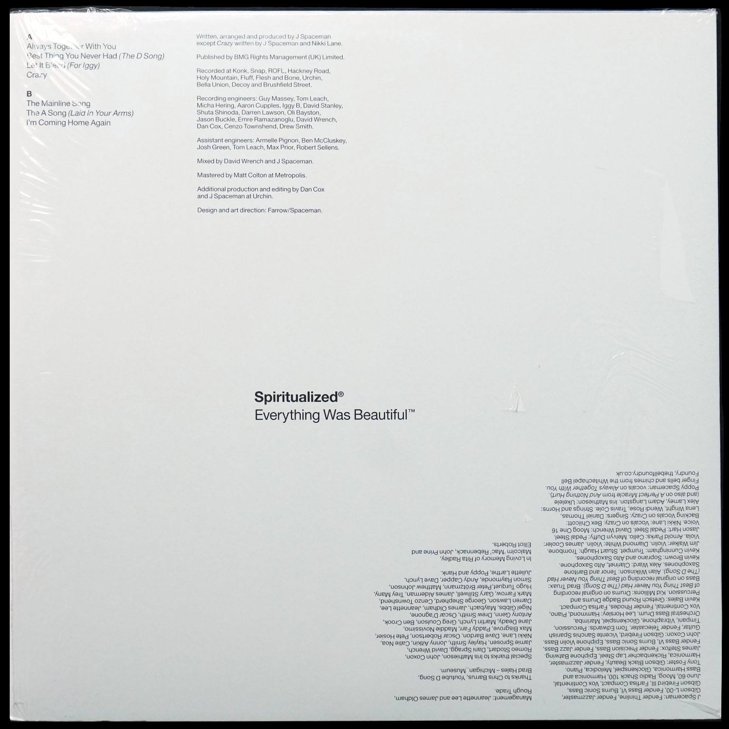 LP Spiritualized — Everything Was Beautiful фото 2