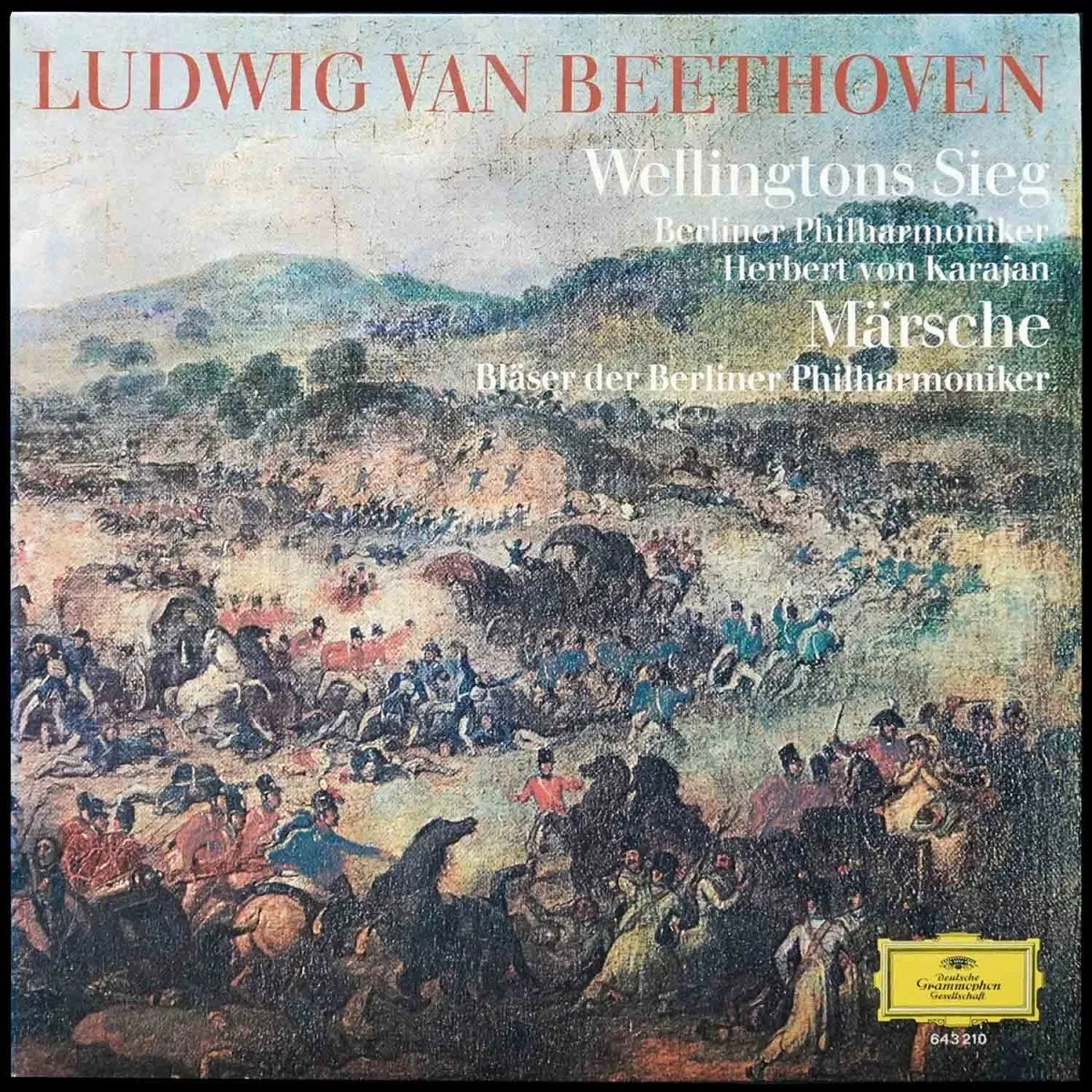 LP Herbert Von Karajan — Beethoven: Wellingtons Sieg (+ буклет) фото