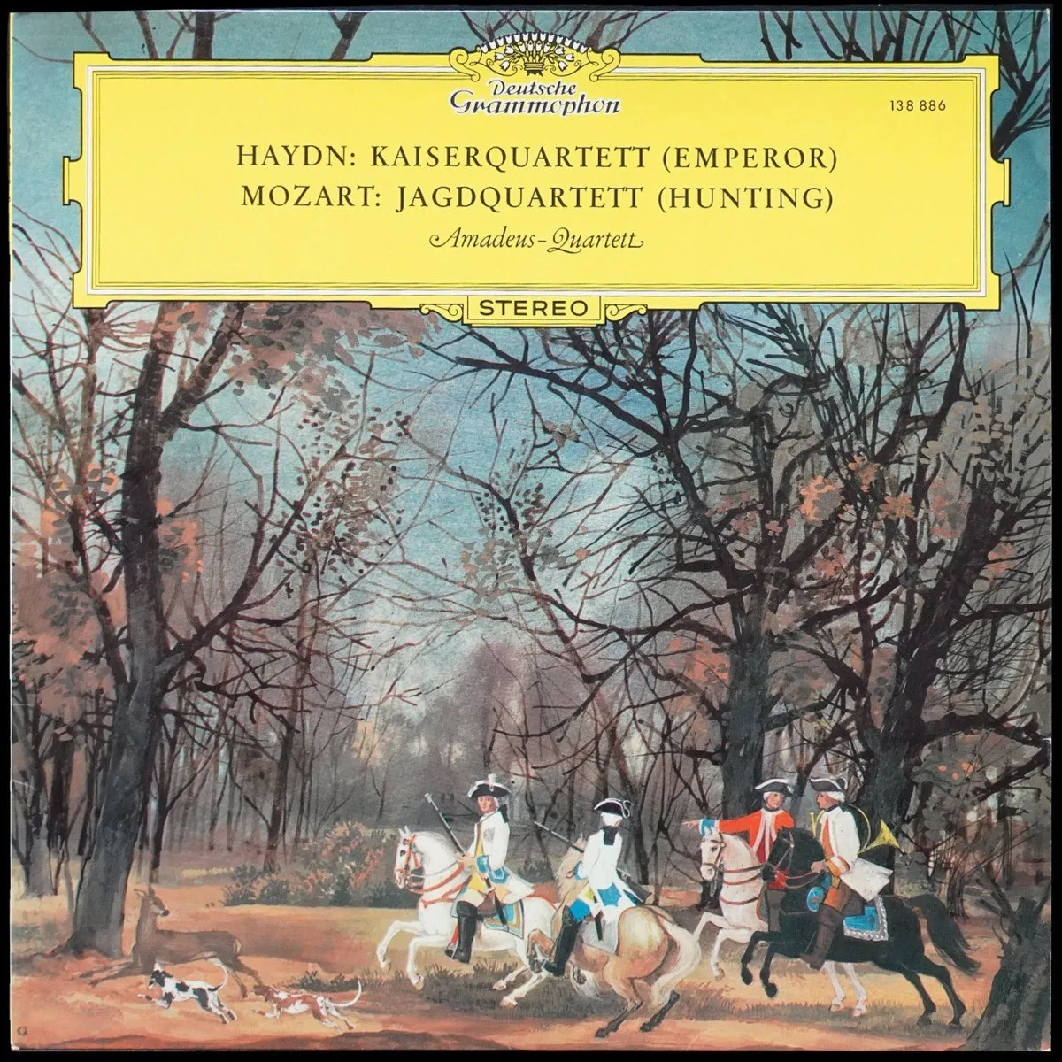 LP Amadeus-Quartett — Haydn / Mozart: Kaiserquartett (Emperor) / Jagdquartett (Hunting) фото